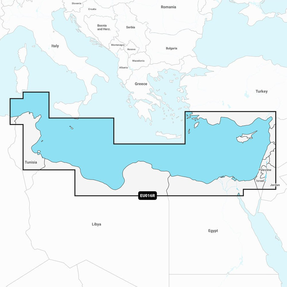 Garmin Navionics Vision+ NVEU016R - Mediterranean Sea, Southeast - Marine Chart - Get Tight Gear