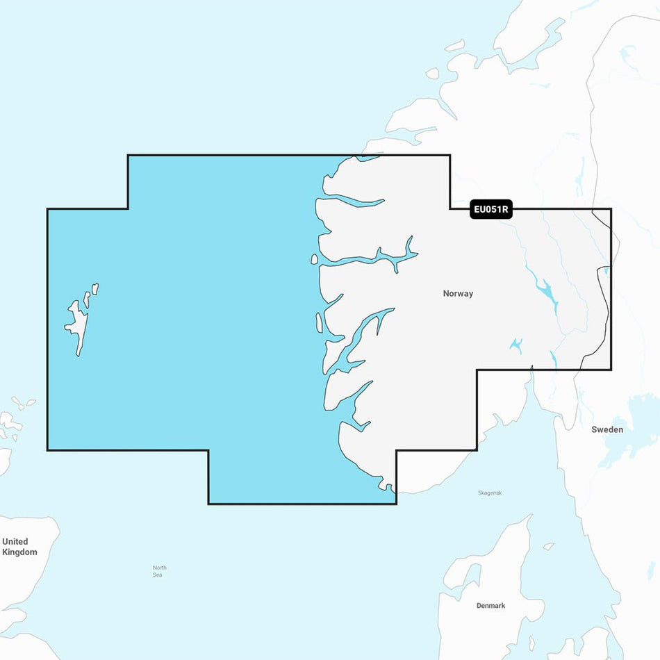 Garmin Navionics Vision+ NVEU051R - Norway, Lista to Sognefjord - Marine Chart - Get Tight Gear