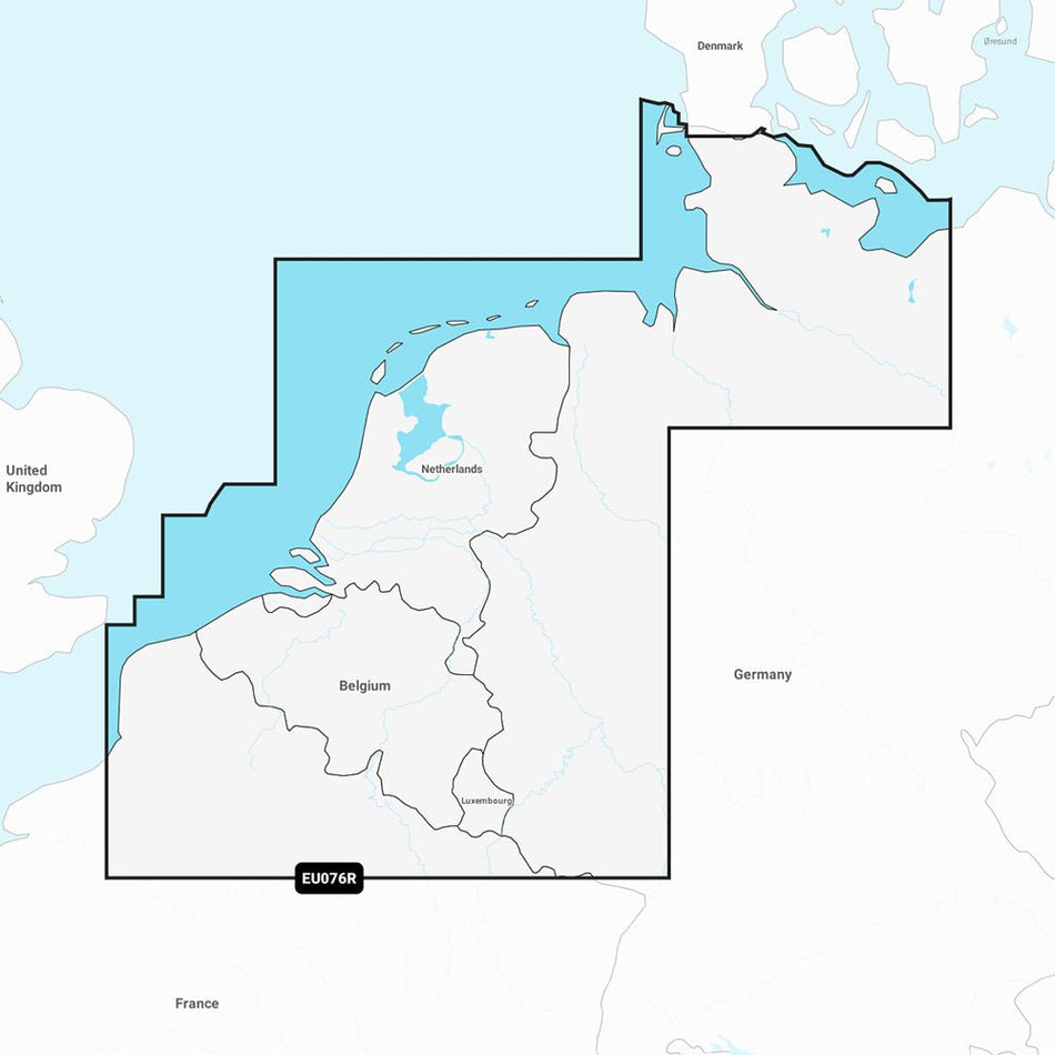 Garmin Navionics Vision+ NVEU076R - Benelux & Germany, West - Marine Chart - Get Tight Gear