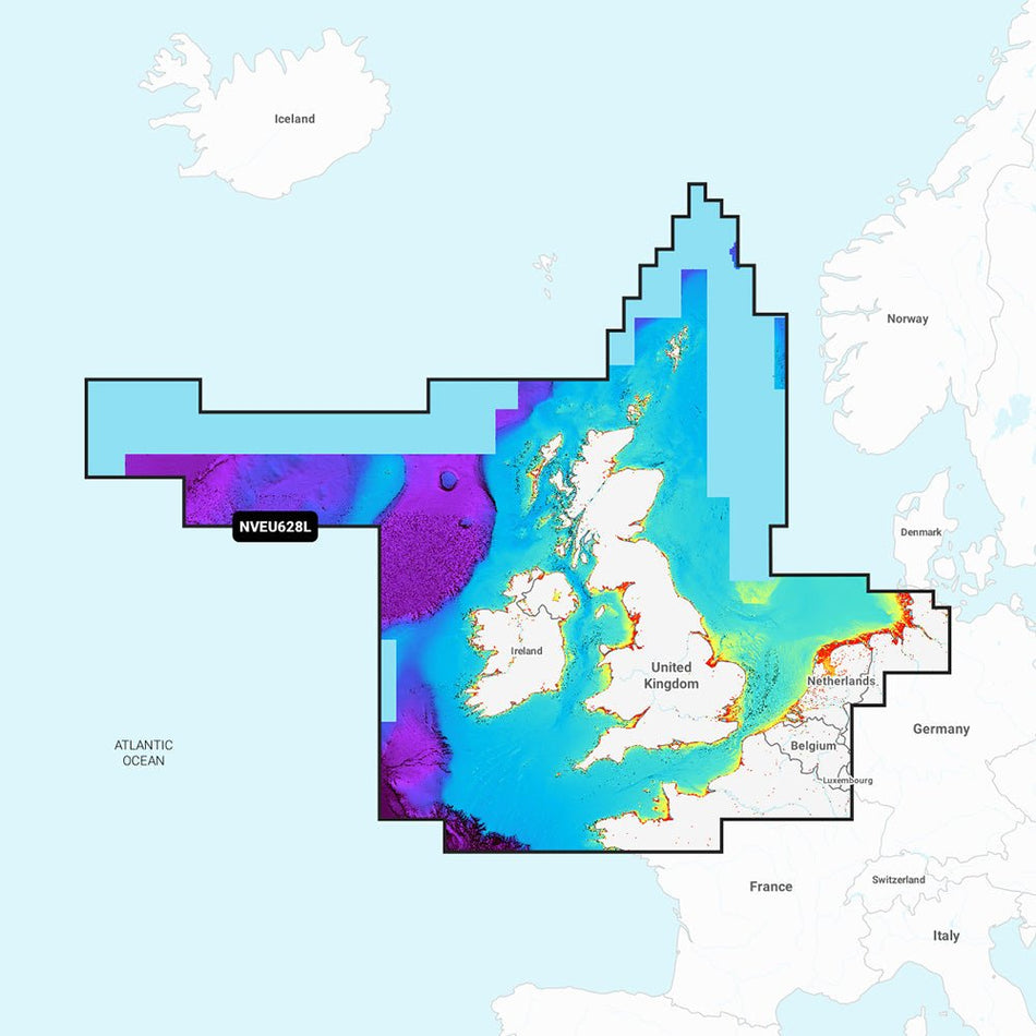 Garmin Navionics Vision+ NVEU628L U.K., Ireland & Holland - Get Tight Gear