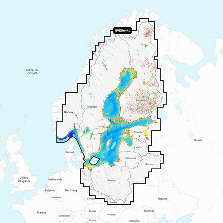 Garmin Navionics Vision+ NVEU644L Baltic Sea - Get Tight Gear