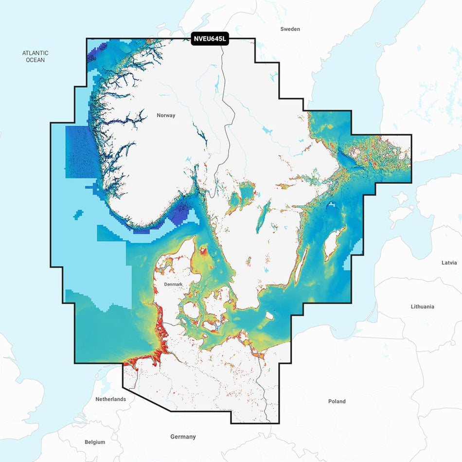 Garmin Navionics Vision+ NVEU645L Skagerrak & Kattegat - Get Tight Gear