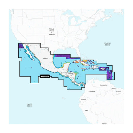 Garmin Navionics Vision+ NVSA010R Central America & Caribbean - Get Tight Gear