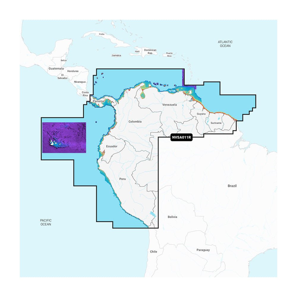 Garmin Navionics Vision+ NVSA011R South America (North) - Get Tight Gear