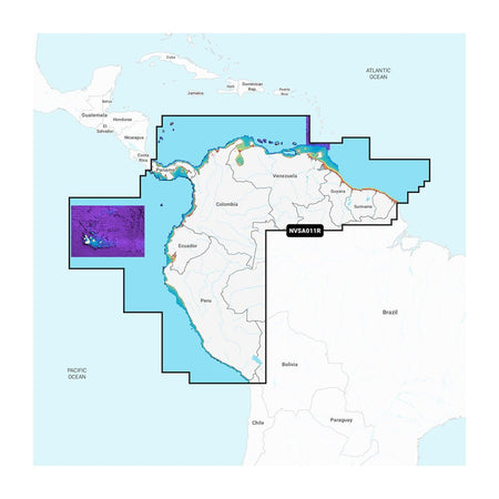 Garmin Navionics Vision+ NVSA011R South America (North) - Get Tight Gear