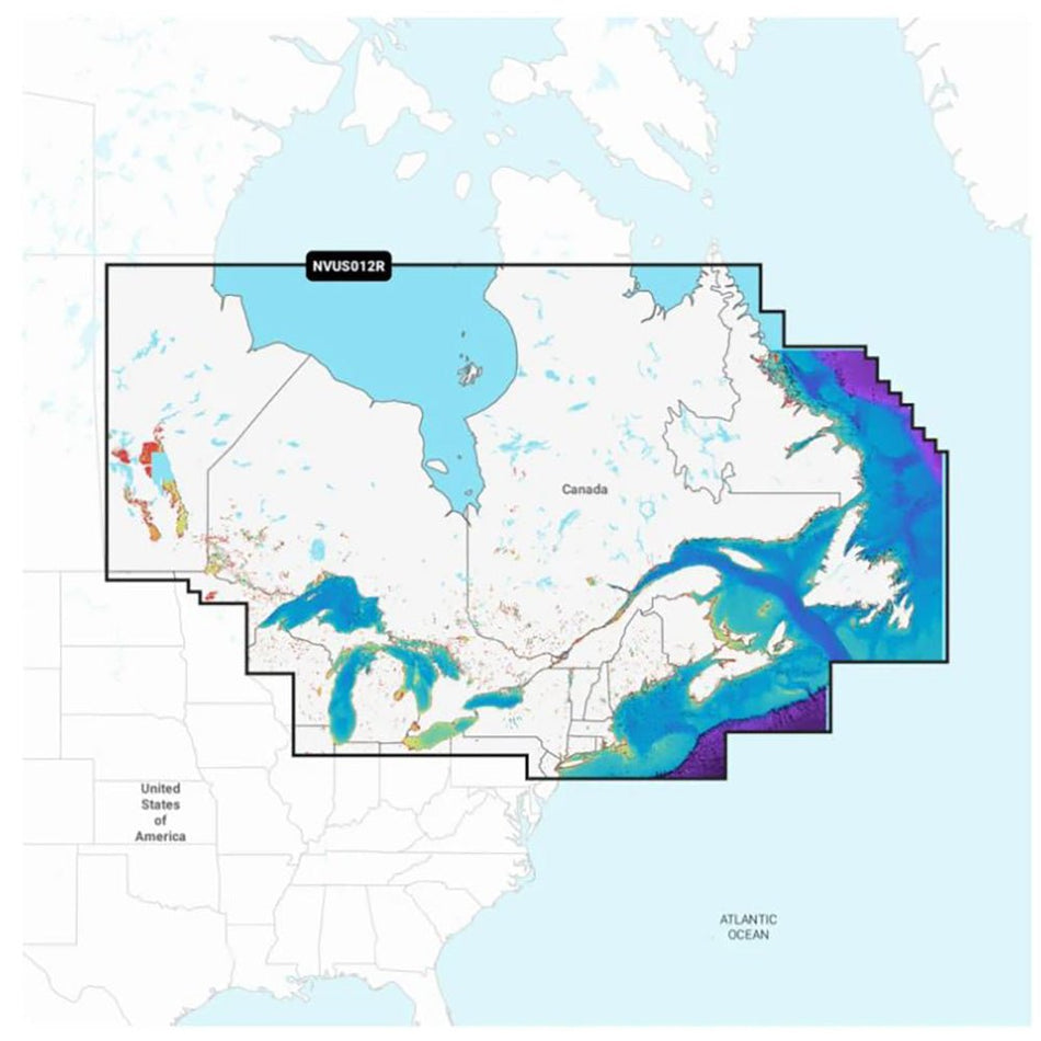 Garmin Navionics Vision+ NVUS012R Canada, East & Great Lakes - Get Tight Gear