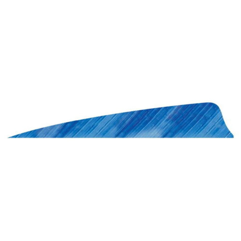 Gateway Shield Cut Feathers Tre White/Blue 4 in. RW 50 pk. - Get Tight Gear