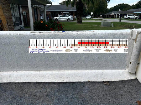 Georgia Inshore Fishing Slot Ruler Decal - Get Tight Gear