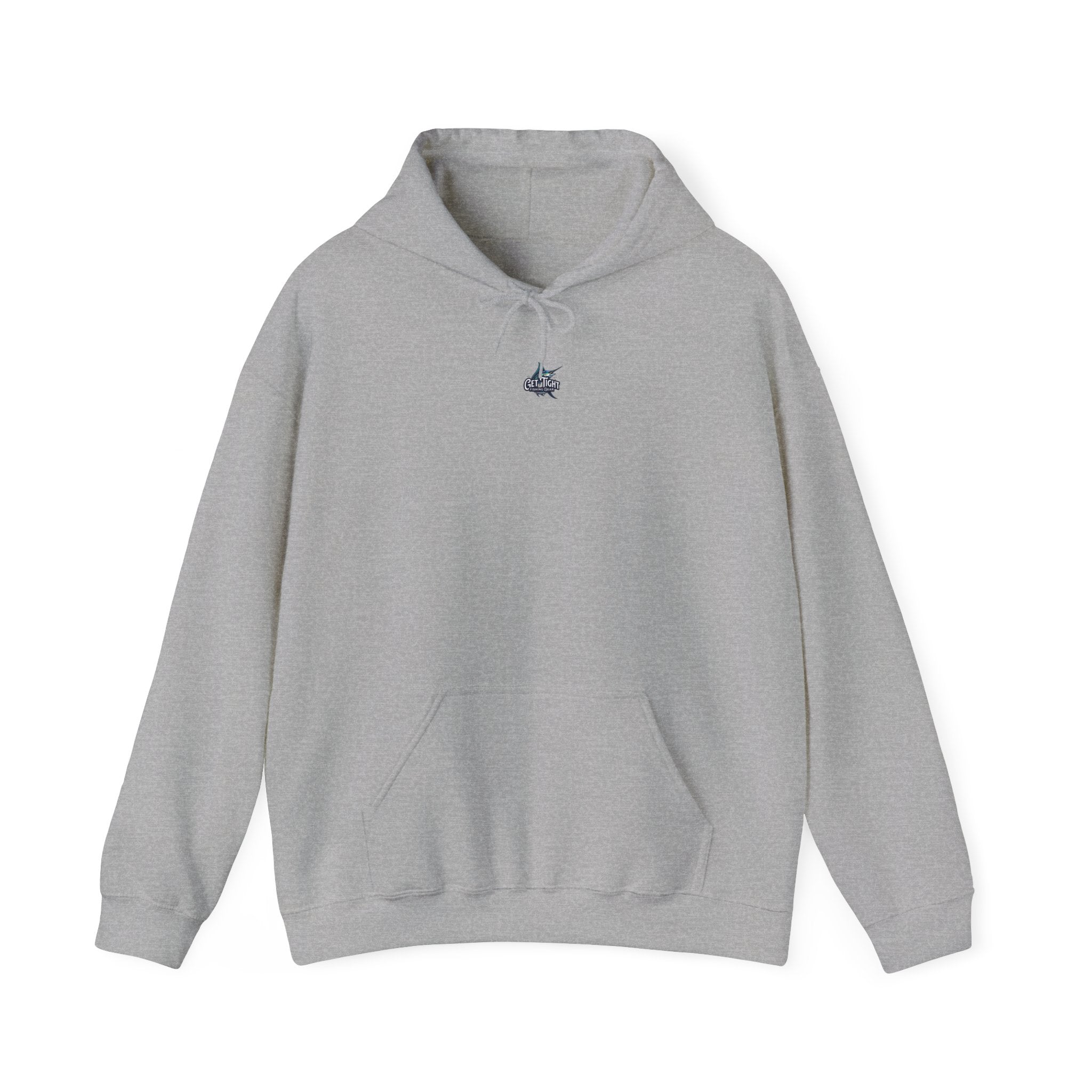 Get Tight Fishing Gear Hoodie - Unisex Heavy Blend™ Sweatshirt with American Flag Design - Get Tight Gear