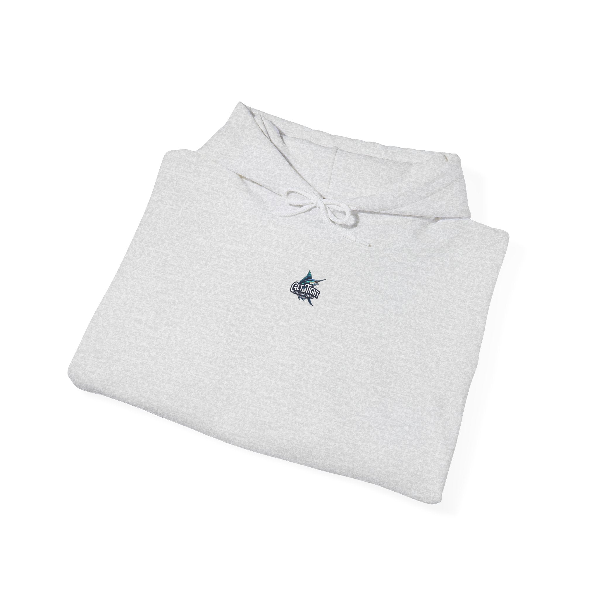 Get Tight Fishing Gear Hoodie - Unisex Heavy Blend™ Sweatshirt with American Flag Design - Get Tight Gear