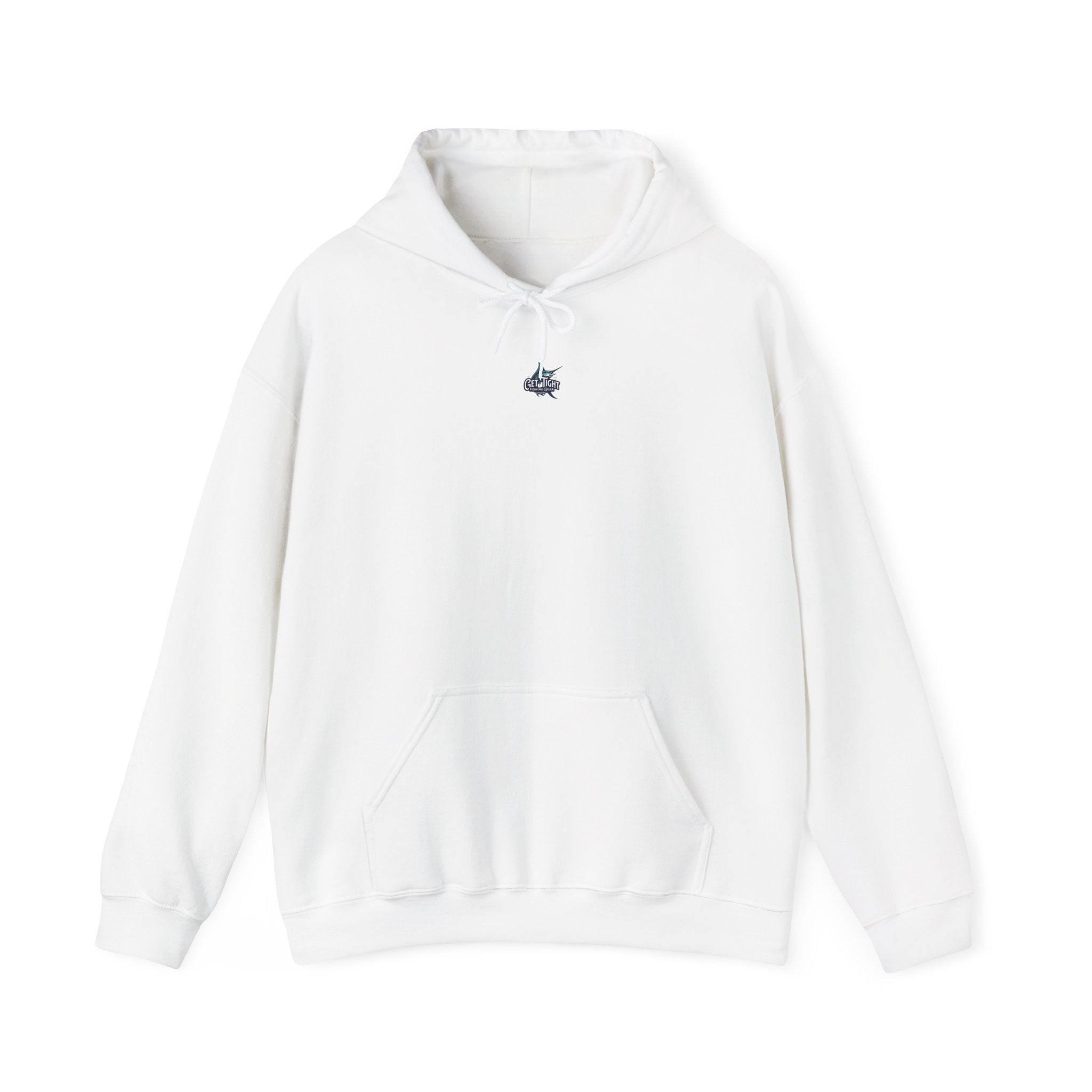 Get Tight Fishing Gear Hoodie - Unisex Heavy Blend™ Sweatshirt with American Flag Design - Get Tight Gear