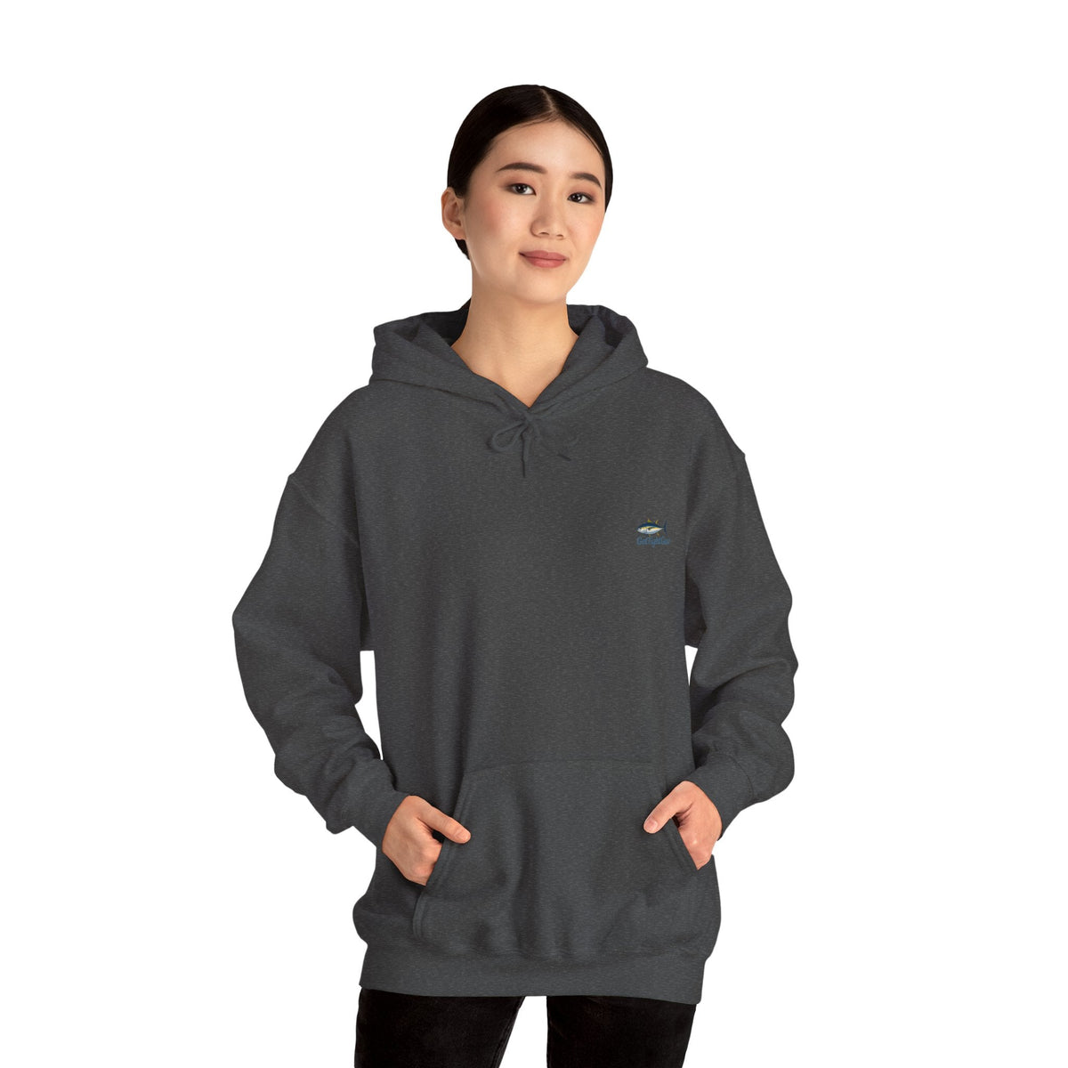 Get Tight Fishing Gear Hoodie - Unisex Heavy Blend Sweatshirt with Logo - Get Tight Gear
