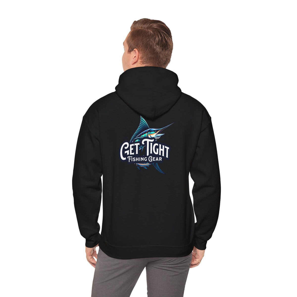 Get Tight Fishing Gear Hoodie - Unisex Heavy Blend Sweatshirt with Logo - Get Tight Gear