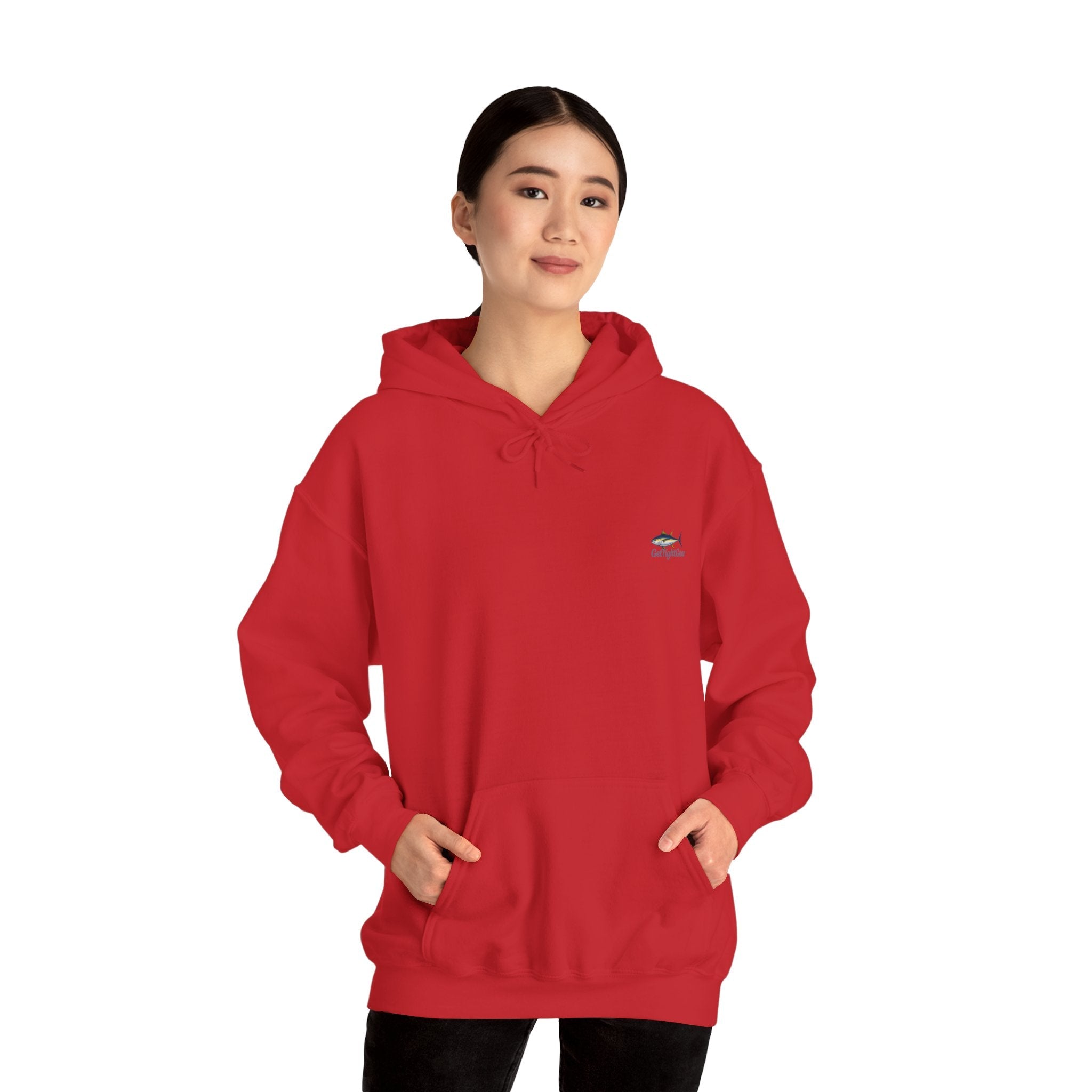 Get Tight Fishing Gear Hoodie - Unisex Heavy Blend Sweatshirt with Logo - Get Tight Gear