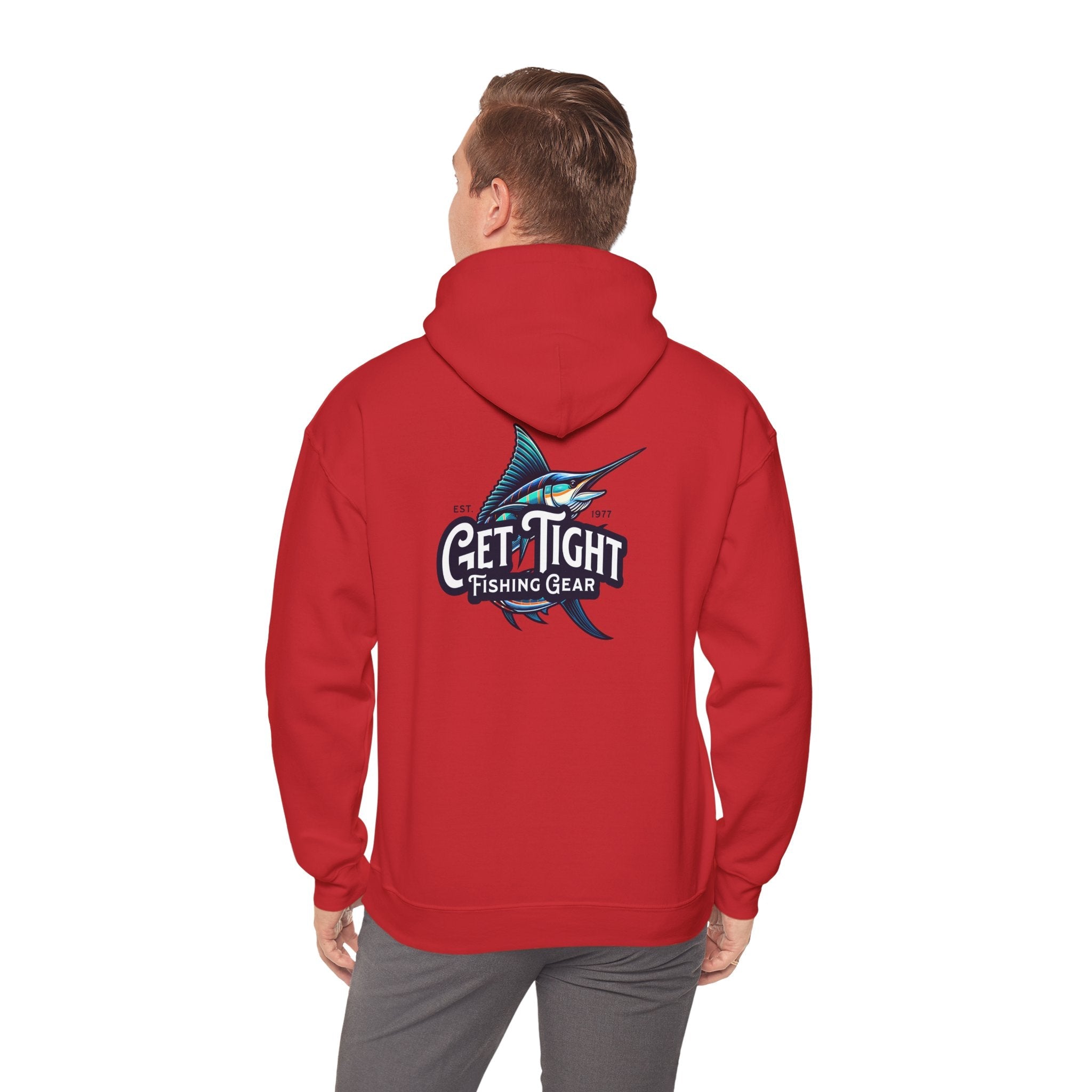 Get Tight Fishing Gear Hoodie - Unisex Heavy Blend Sweatshirt with Logo - Get Tight Gear