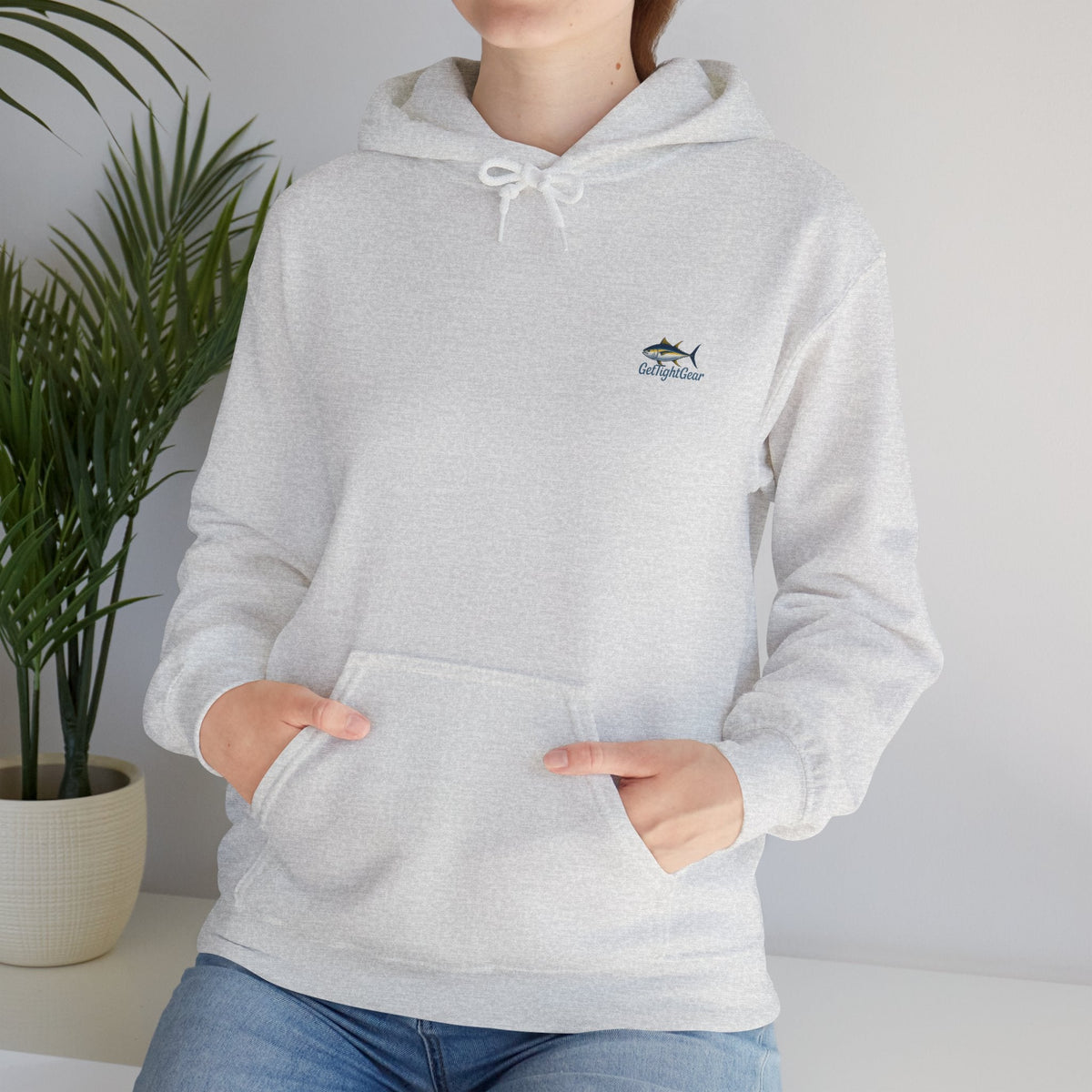 Get Tight Fishing Gear Hoodie - Unisex Heavy Blend Sweatshirt with Logo - Get Tight Gear
