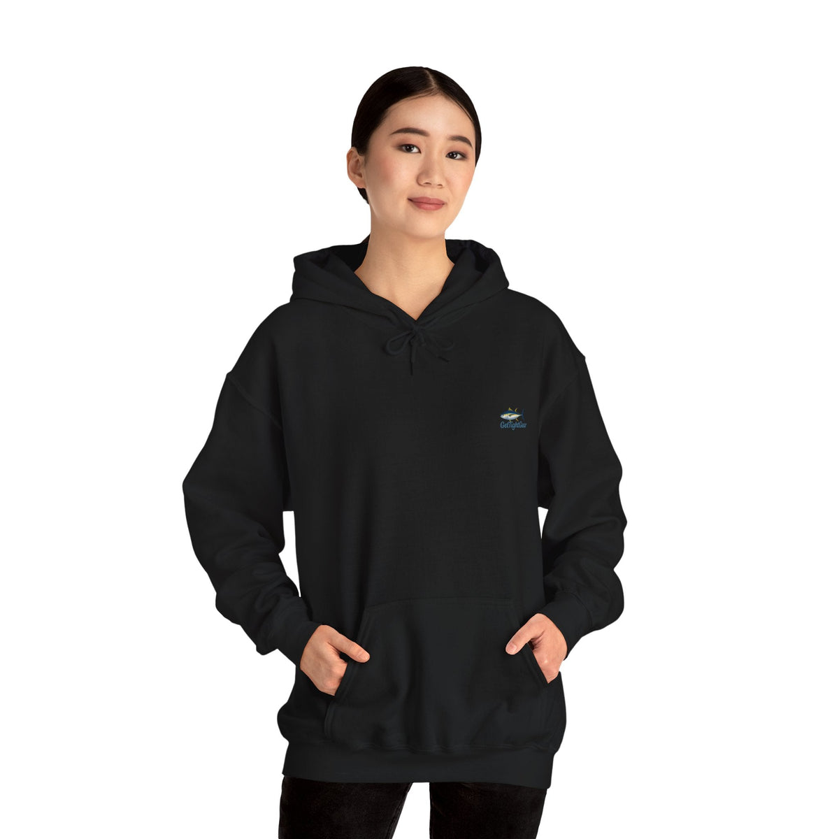 Get Tight Fishing Gear Hoodie - Unisex Heavy Blend Sweatshirt with Logo - Get Tight Gear