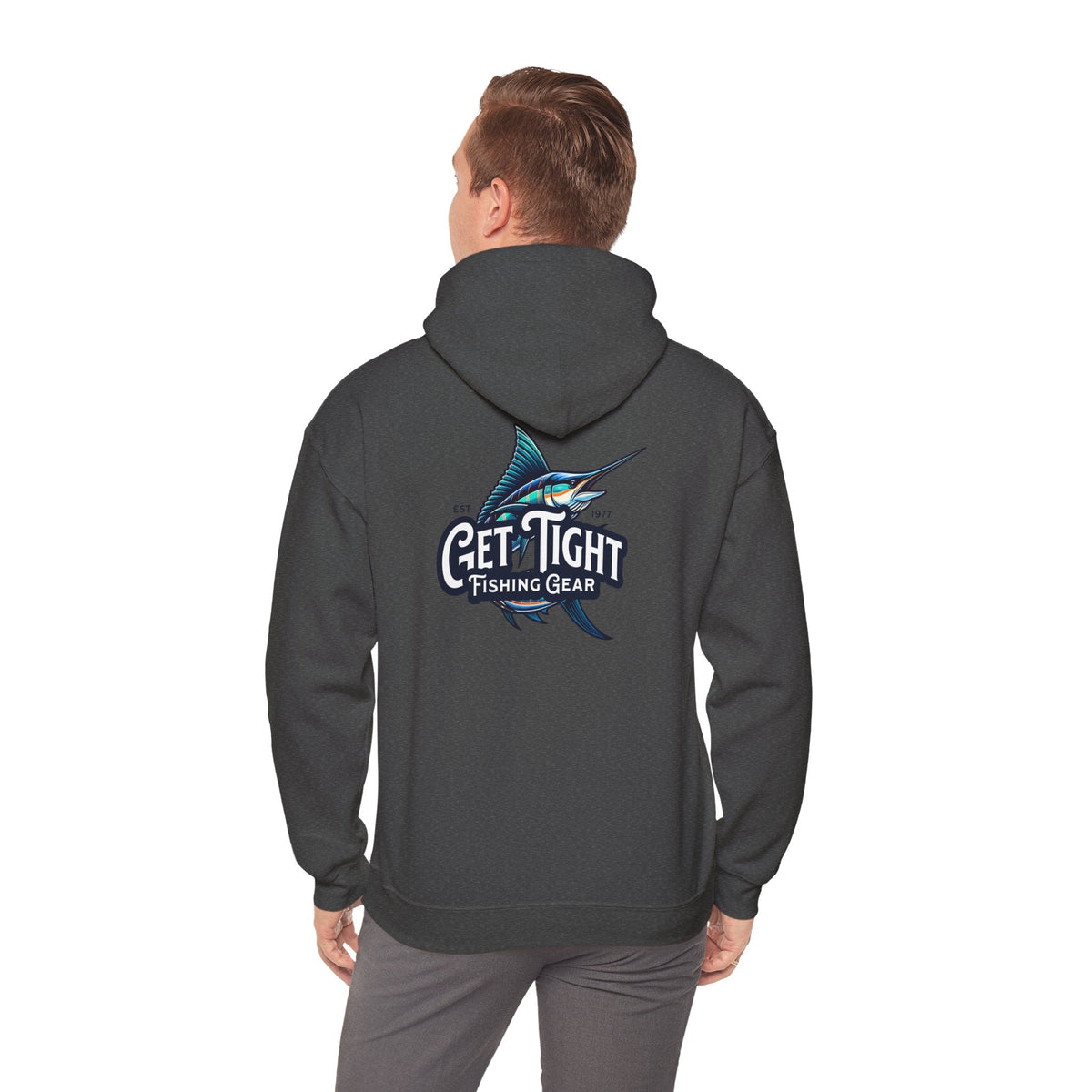 Get Tight Fishing Gear Hoodie - Unisex Heavy Blend Sweatshirt with Logo - Get Tight Gear