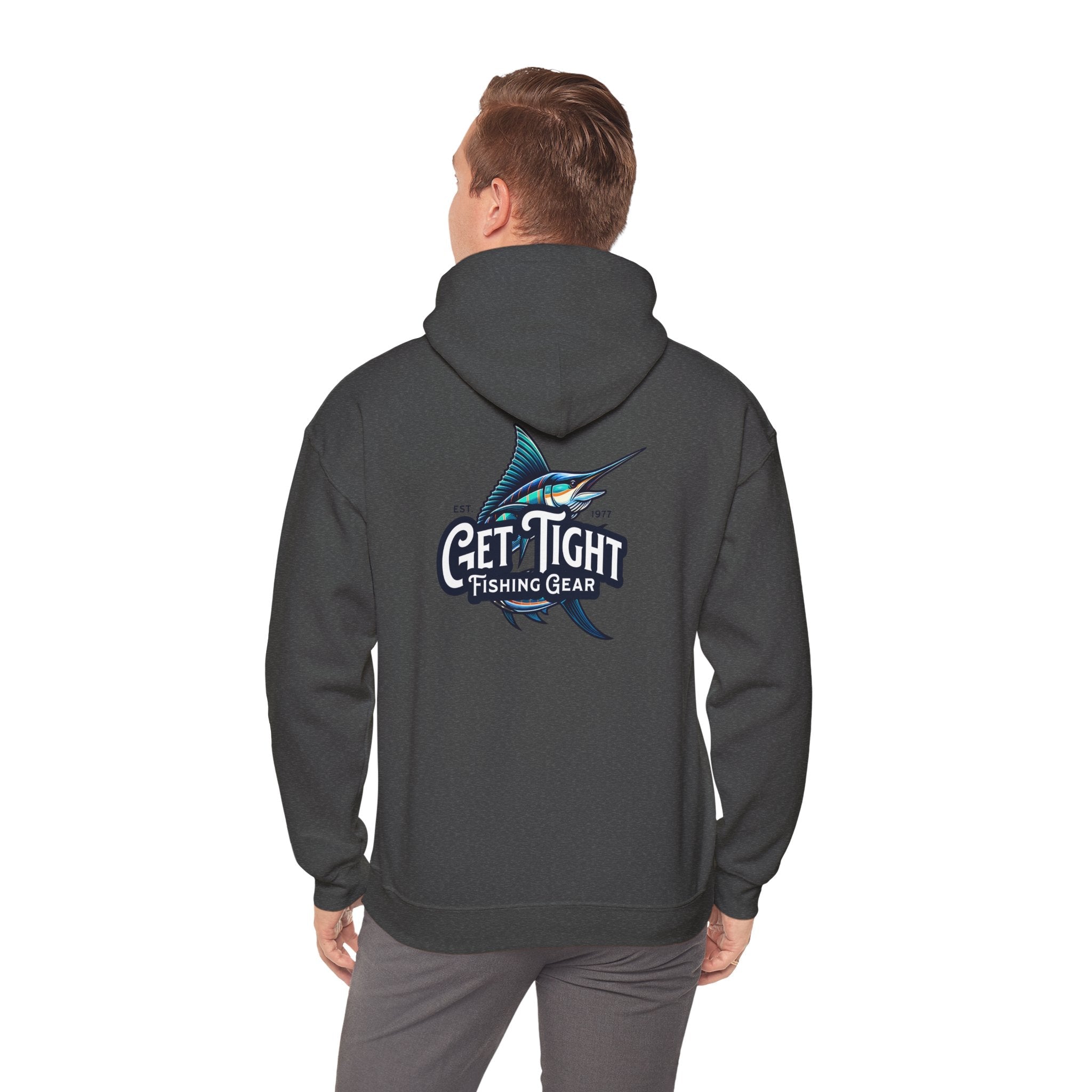 Get Tight Fishing Gear Hoodie - Unisex Heavy Blend Sweatshirt with Logo - Get Tight Gear