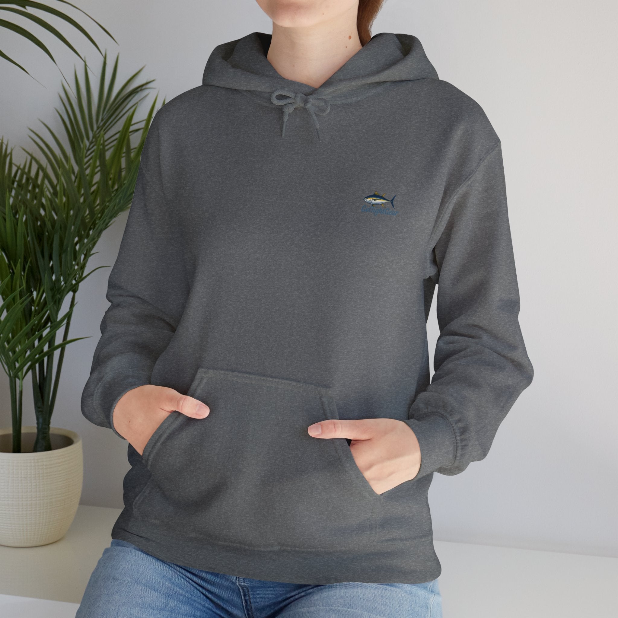 Get Tight Fishing Gear Hoodie - Unisex Heavy Blend Sweatshirt with Logo - Get Tight Gear