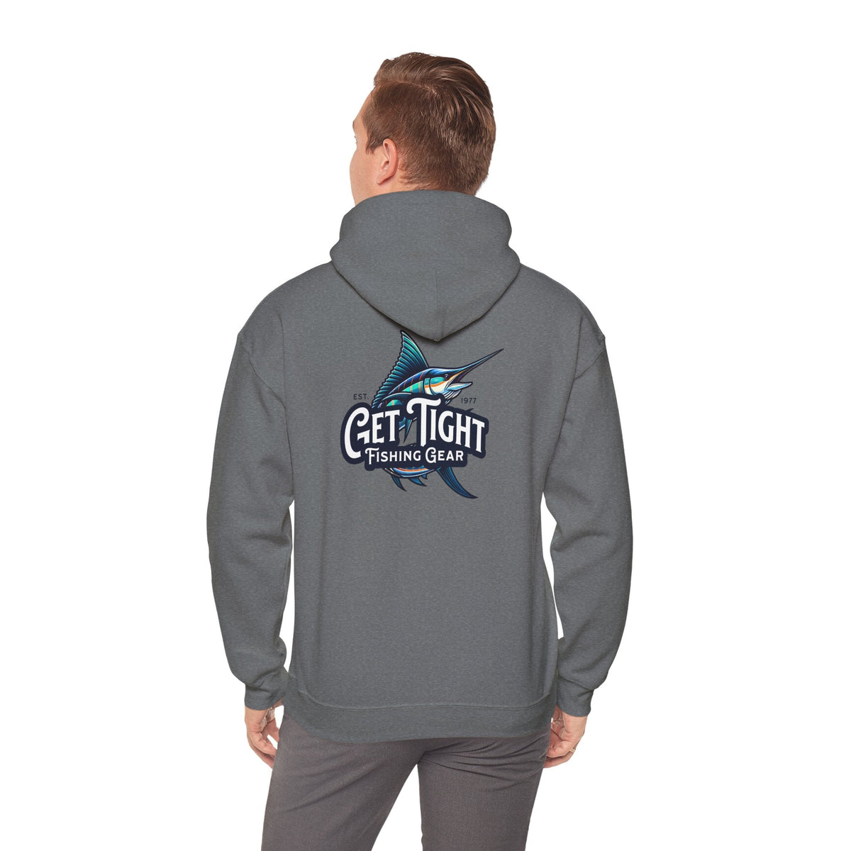 Get Tight Fishing Gear Hoodie - Unisex Heavy Blend Sweatshirt with Logo - Get Tight Gear