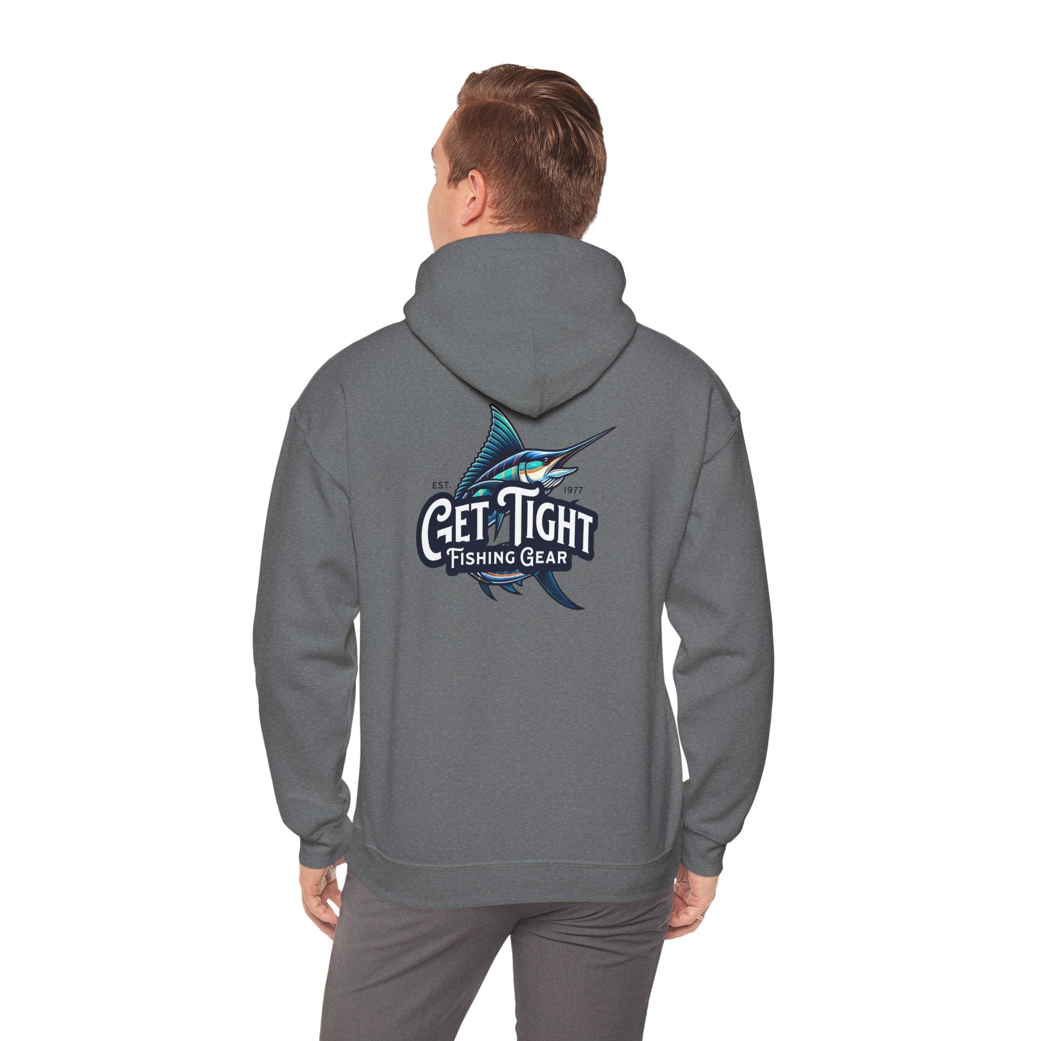 Get Tight Fishing Gear Hoodie - Unisex Heavy Blend Sweatshirt with Logo - Get Tight Gear