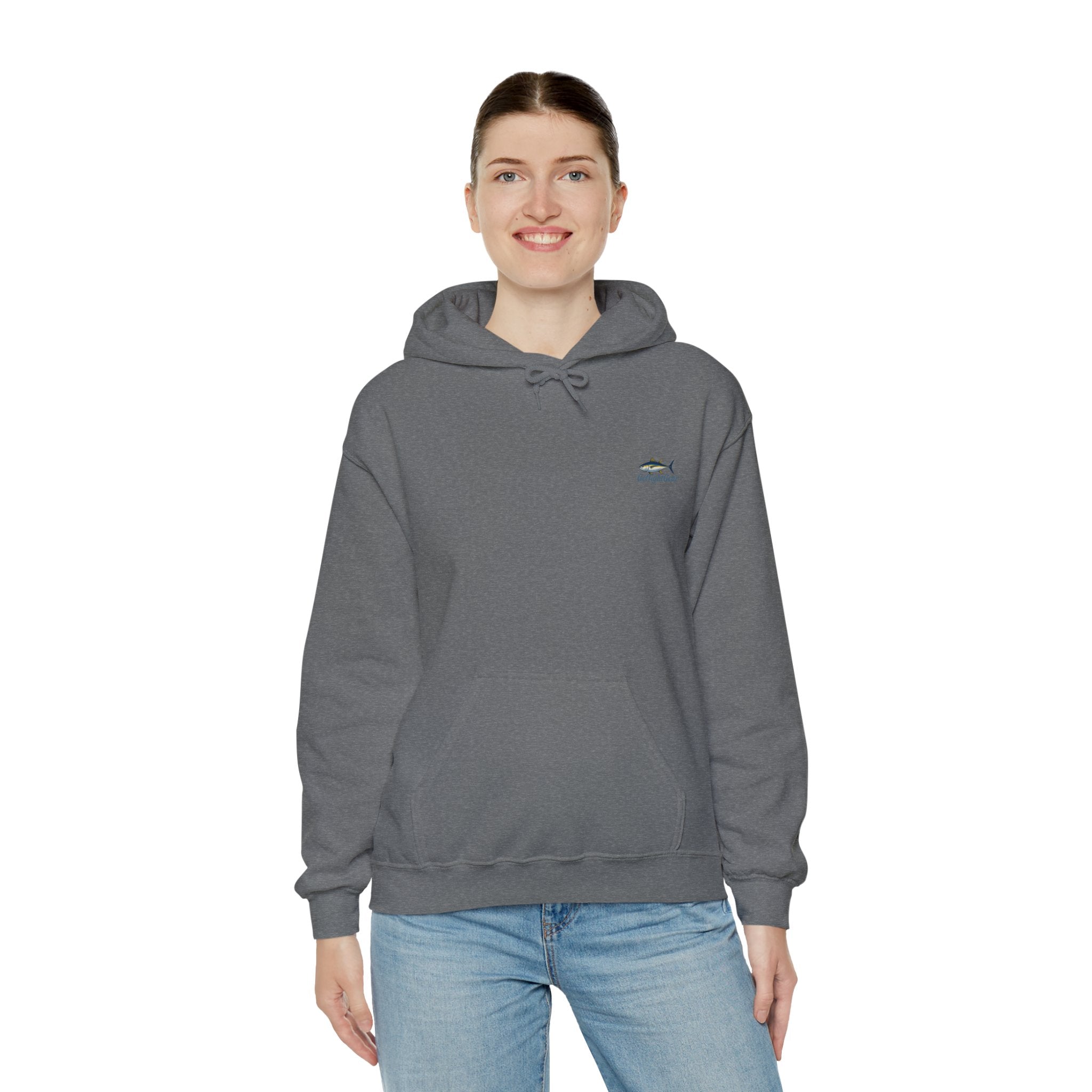 Get Tight Fishing Gear Hoodie - Unisex Heavy Blend Sweatshirt with Logo - Get Tight Gear
