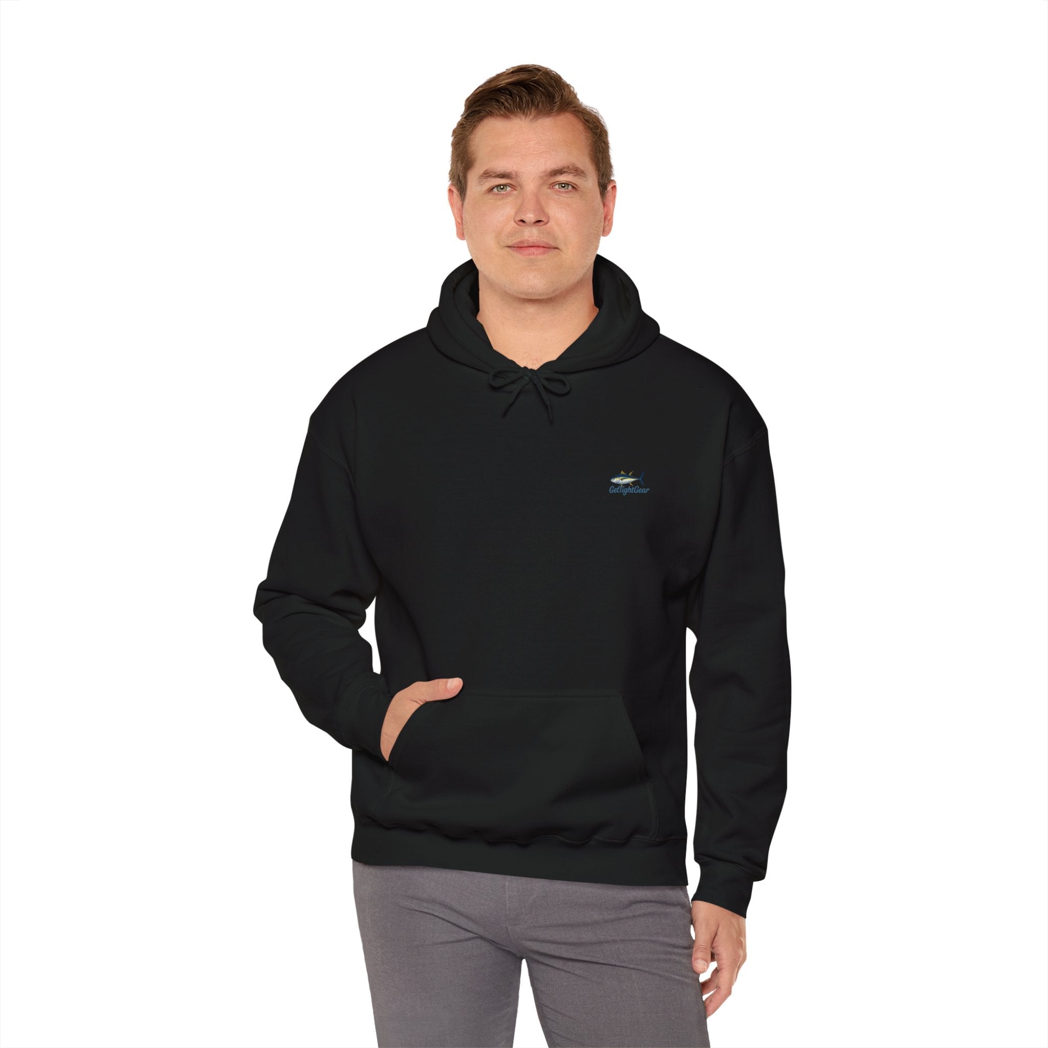 Get Tight Fishing Gear Hoodie - Unisex Heavy Blend Sweatshirt with Logo - Get Tight Gear