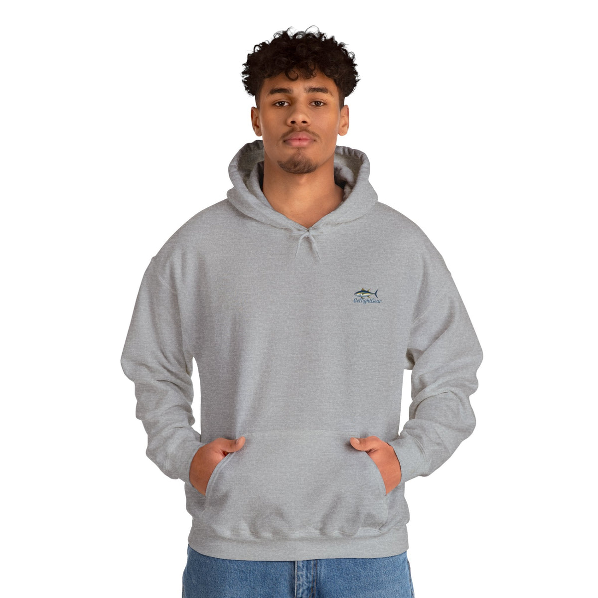 Get Tight Fishing Gear Hoodie - Unisex Heavy Blend Sweatshirt with Logo - Get Tight Gear