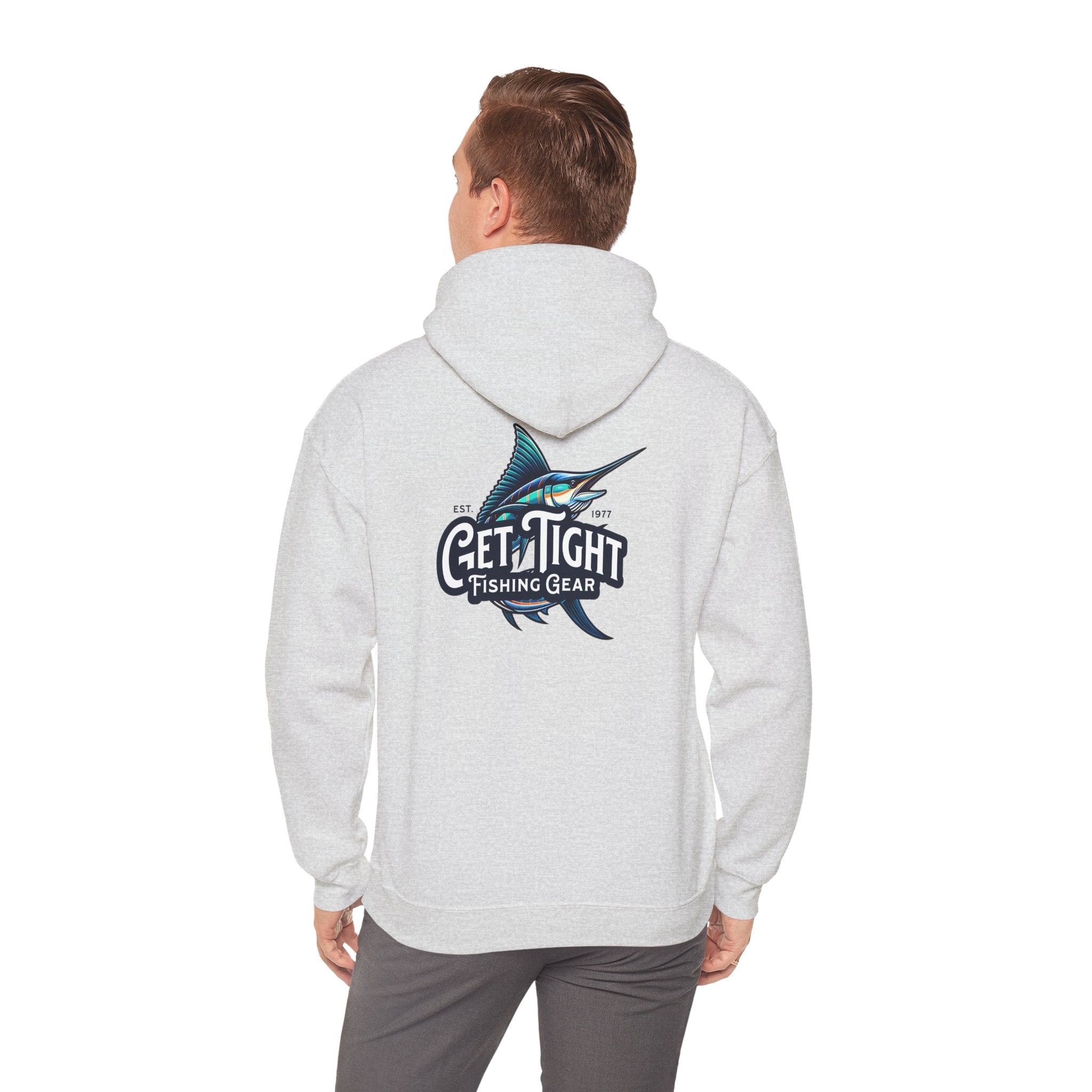 Get Tight Fishing Gear Hoodie - Unisex Heavy Blend Sweatshirt with Logo - Get Tight Gear