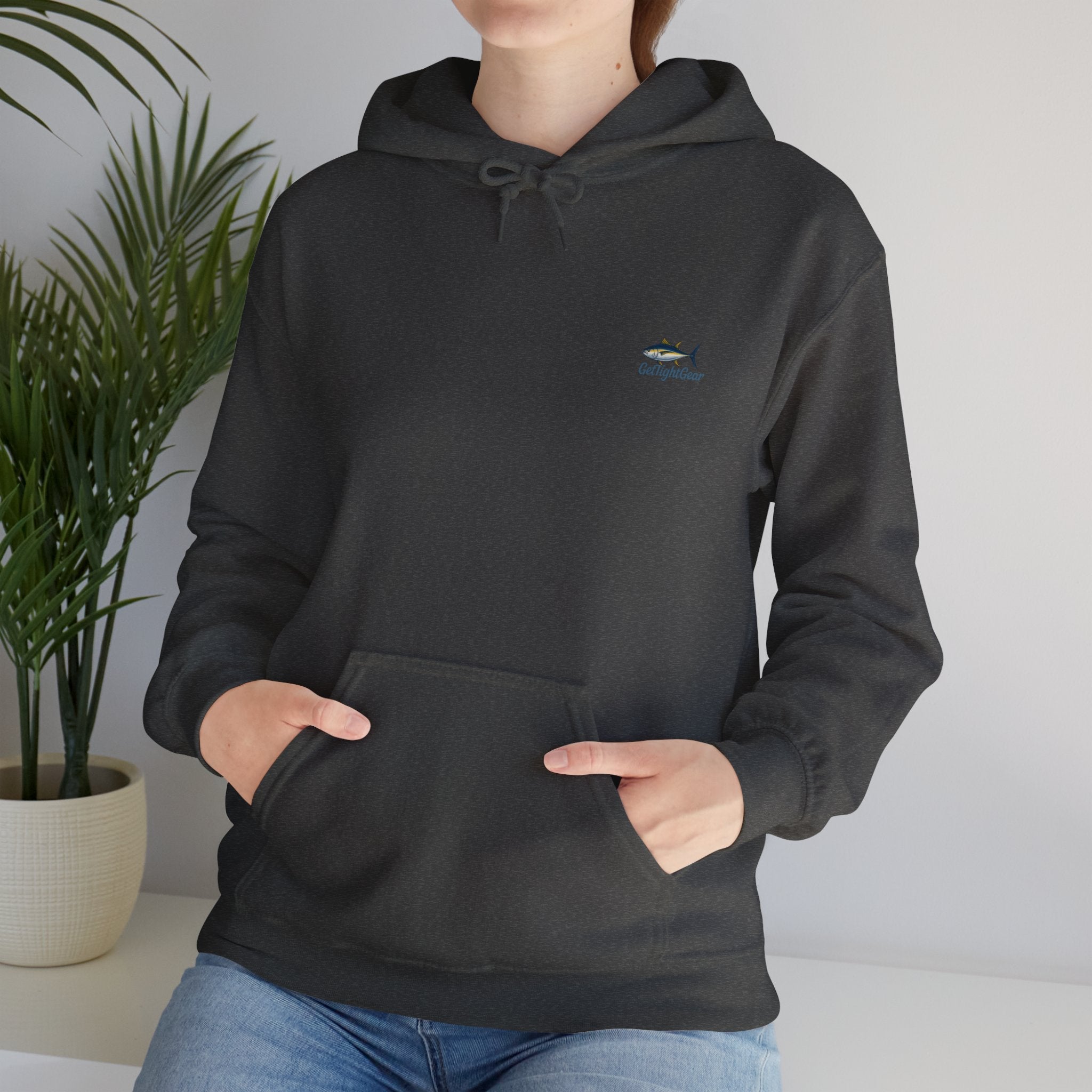 Get Tight Fishing Gear Hoodie - Unisex Heavy Blend Sweatshirt with Logo - Get Tight Gear