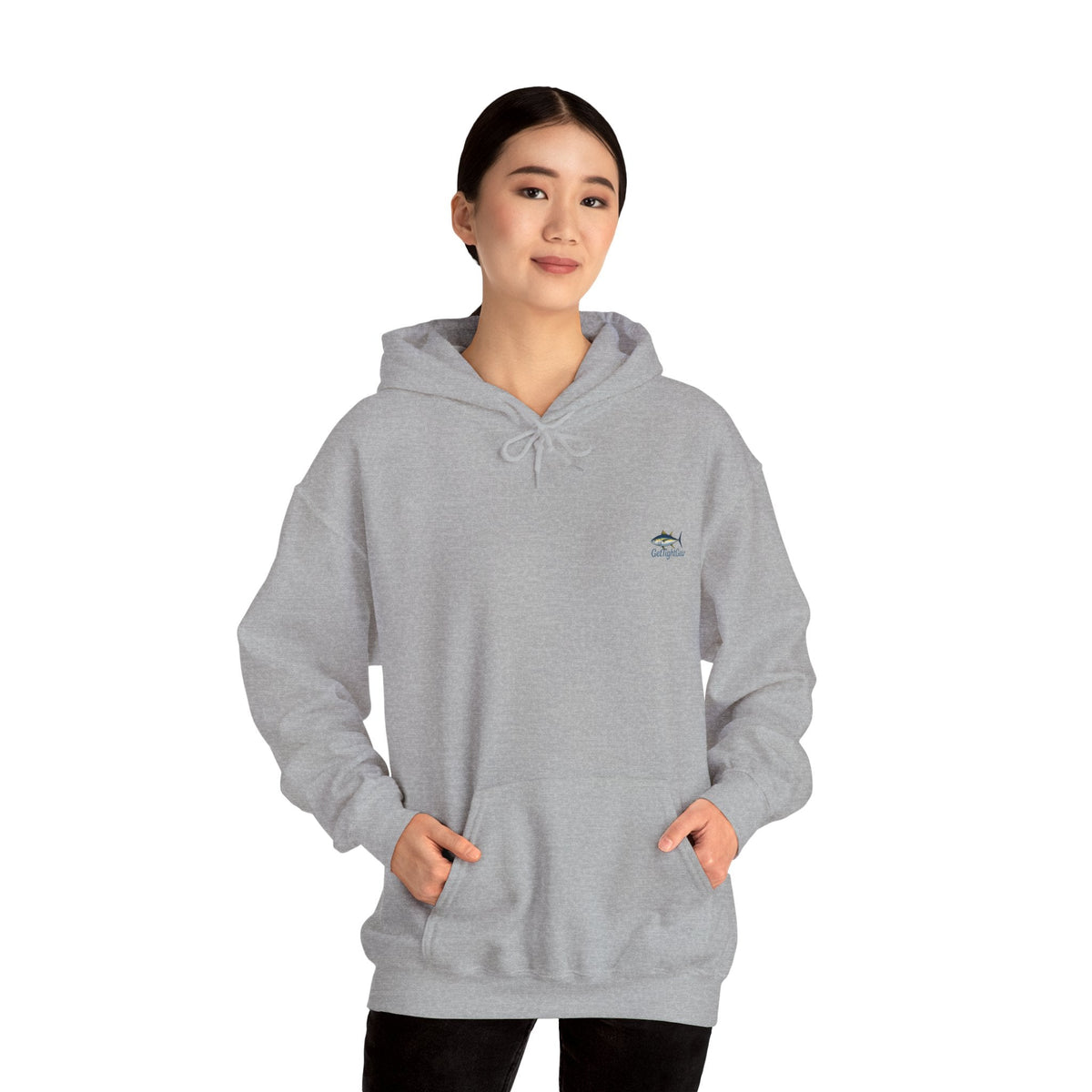 Get Tight Fishing Gear Hoodie - Unisex Heavy Blend Sweatshirt with Logo - Get Tight Gear