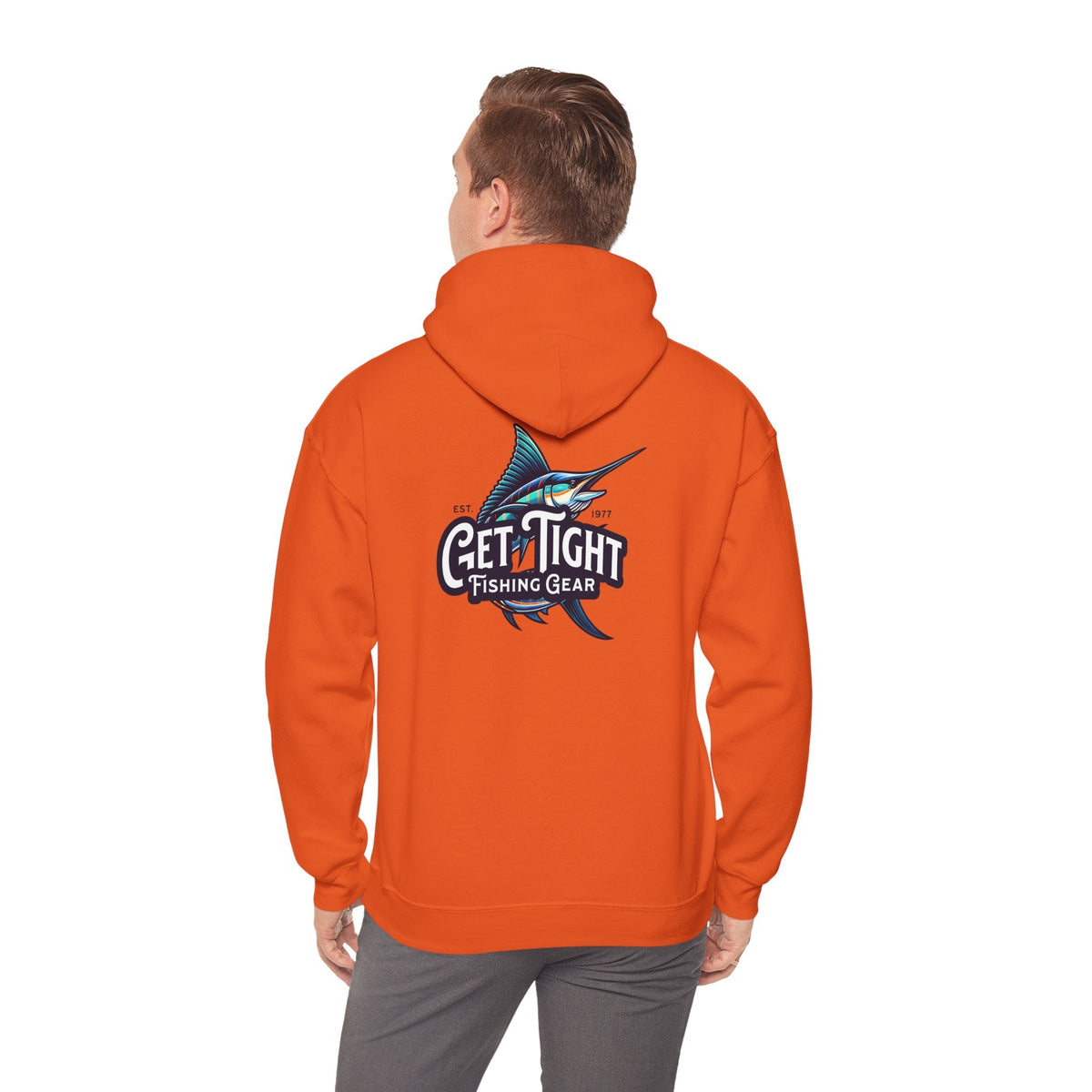 Get Tight Fishing Gear Hoodie - Unisex Heavy Blend Sweatshirt with Logo - Get Tight Gear