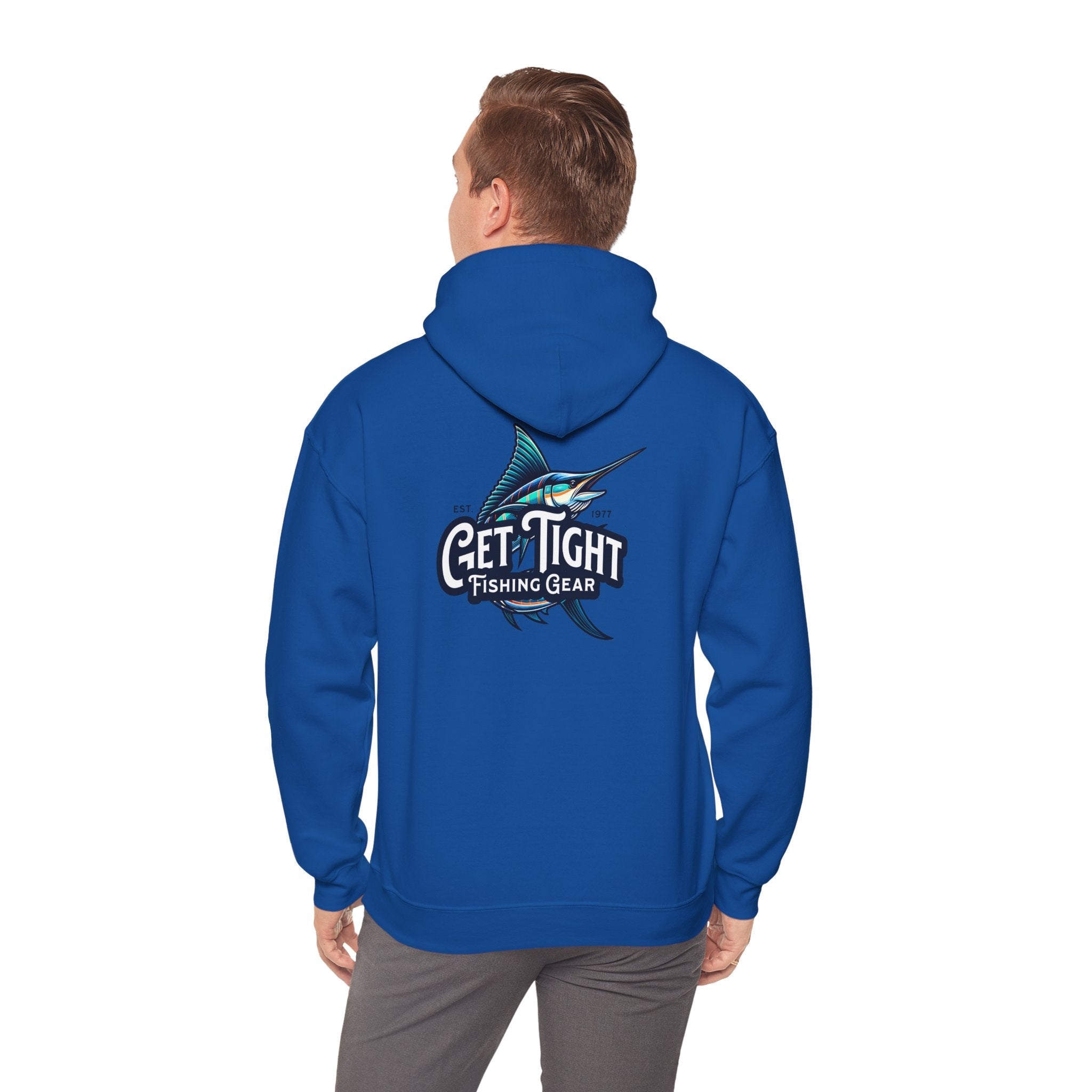 Get Tight Fishing Gear Hoodie - Unisex Heavy Blend Sweatshirt with Logo - Get Tight Gear