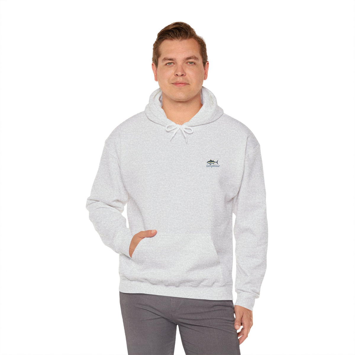 Get Tight Fishing Gear Hoodie - Unisex Heavy Blend Sweatshirt with Logo - Get Tight Gear