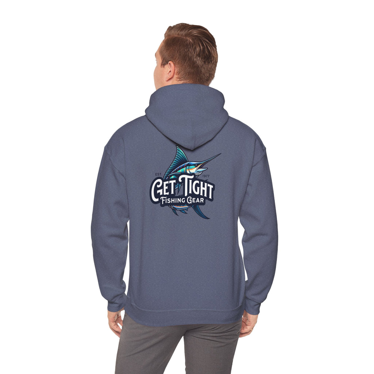 Get Tight Fishing Gear Hoodie - Unisex Heavy Blend Sweatshirt with Logo - Get Tight Gear