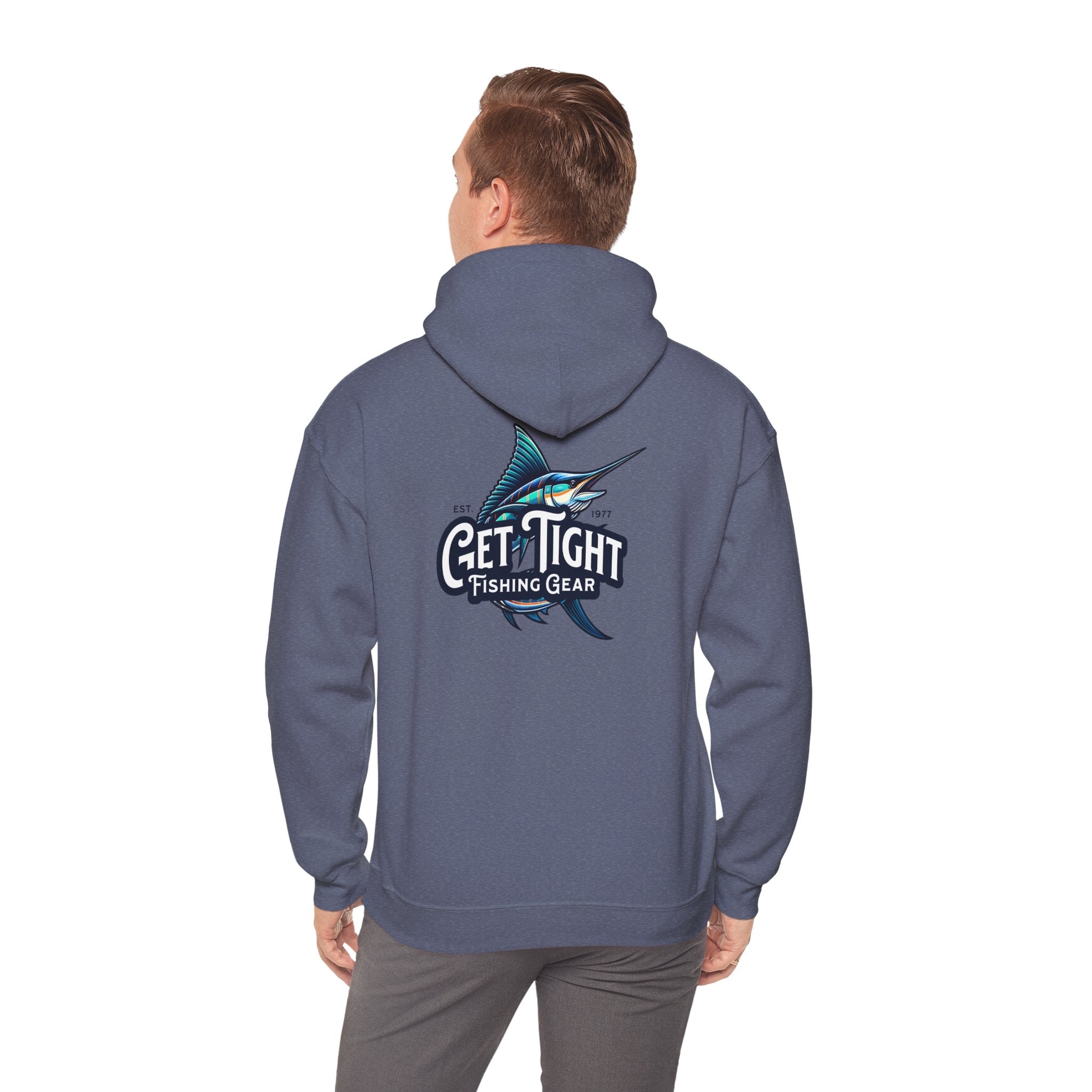 Get Tight Fishing Gear Hoodie - Unisex Heavy Blend Sweatshirt with Logo - Get Tight Gear