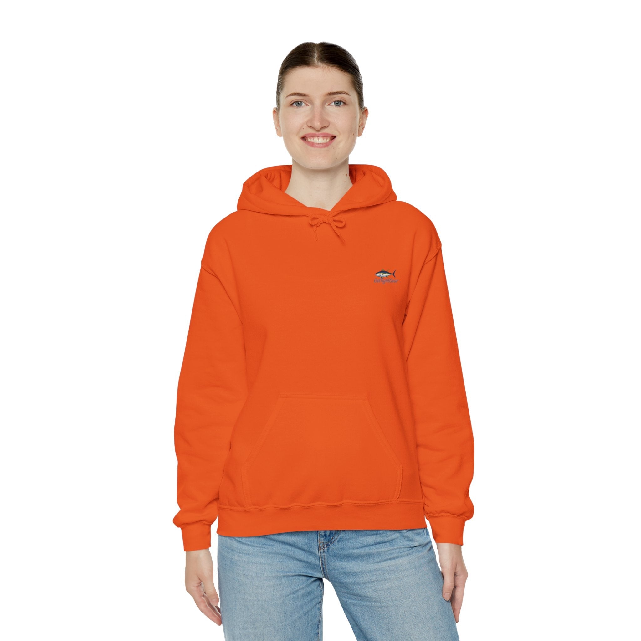 Get Tight Fishing Gear Hoodie - Unisex Heavy Blend Sweatshirt with Logo - Get Tight Gear