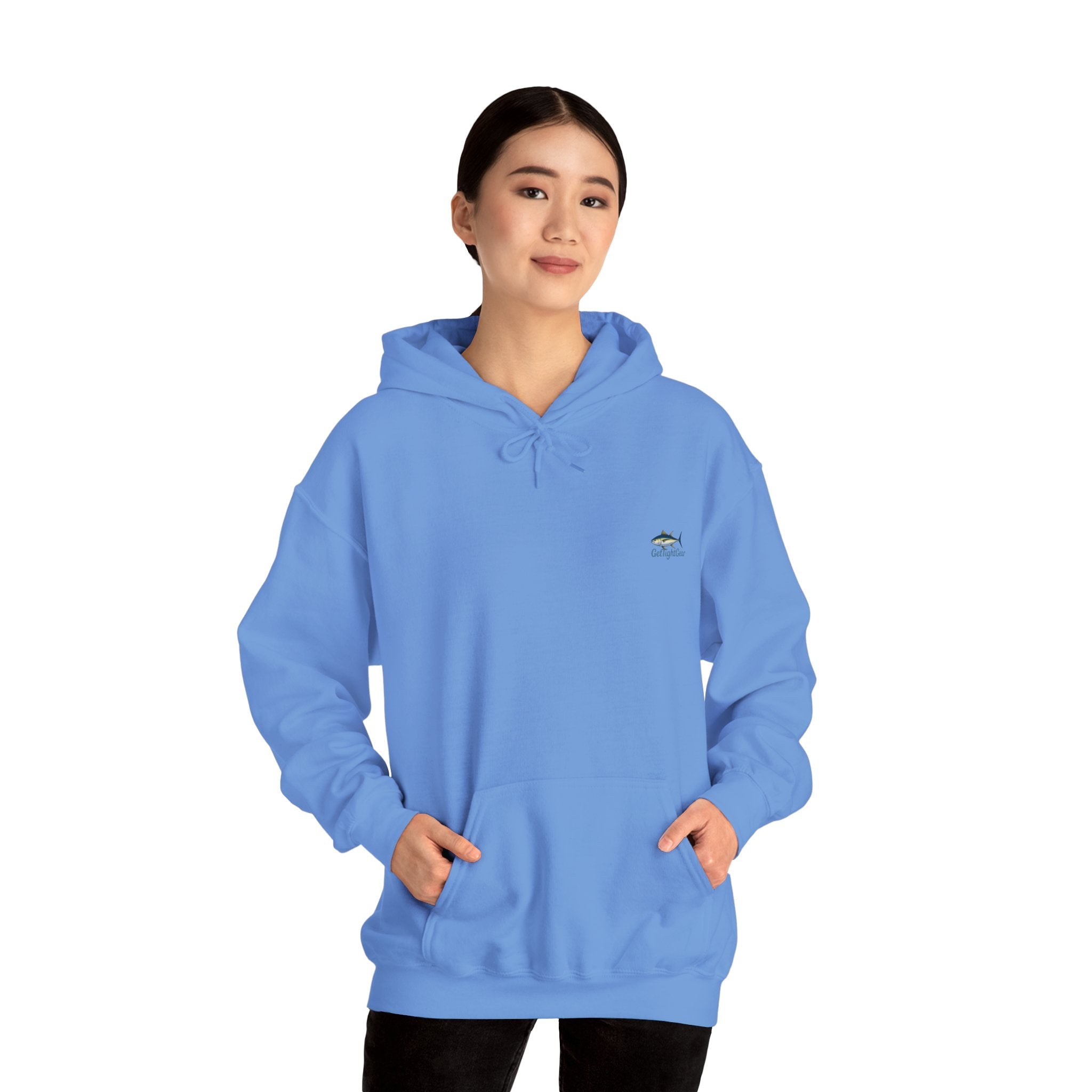 Get Tight Fishing Gear Hoodie - Unisex Heavy Blend Sweatshirt with Logo - Get Tight Gear