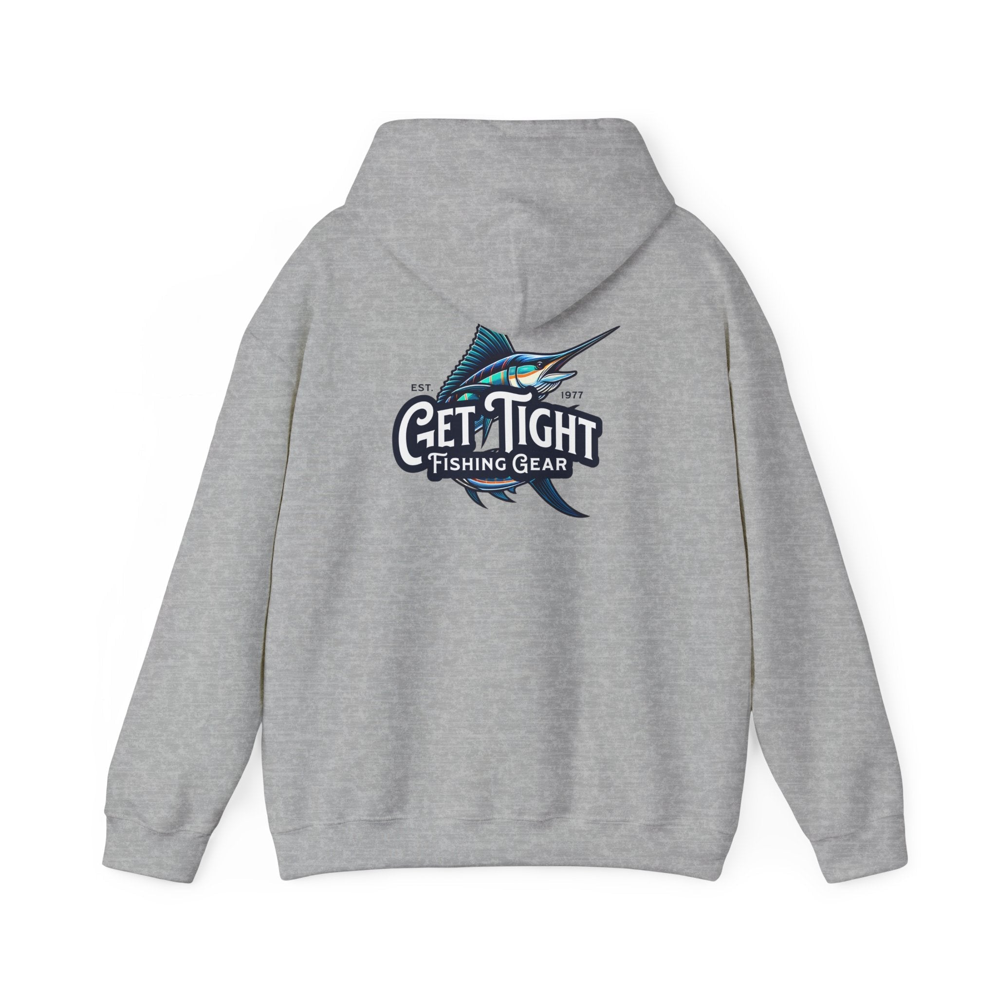 Get Tight Fishing Gear Hoodie - Unisex Heavy Blend Sweatshirt with Logo - Get Tight Gear