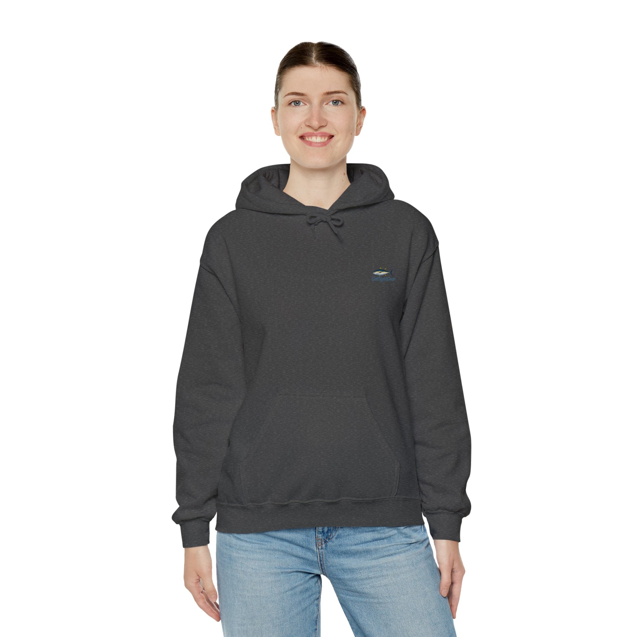 Get Tight Fishing Gear Hoodie - Unisex Heavy Blend Sweatshirt with Logo - Get Tight Gear