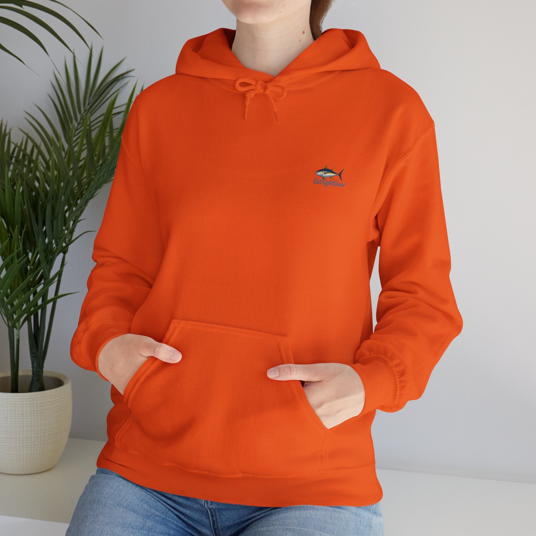 Get Tight Fishing Gear Hoodie - Unisex Heavy Blend Sweatshirt with Logo - Get Tight Gear