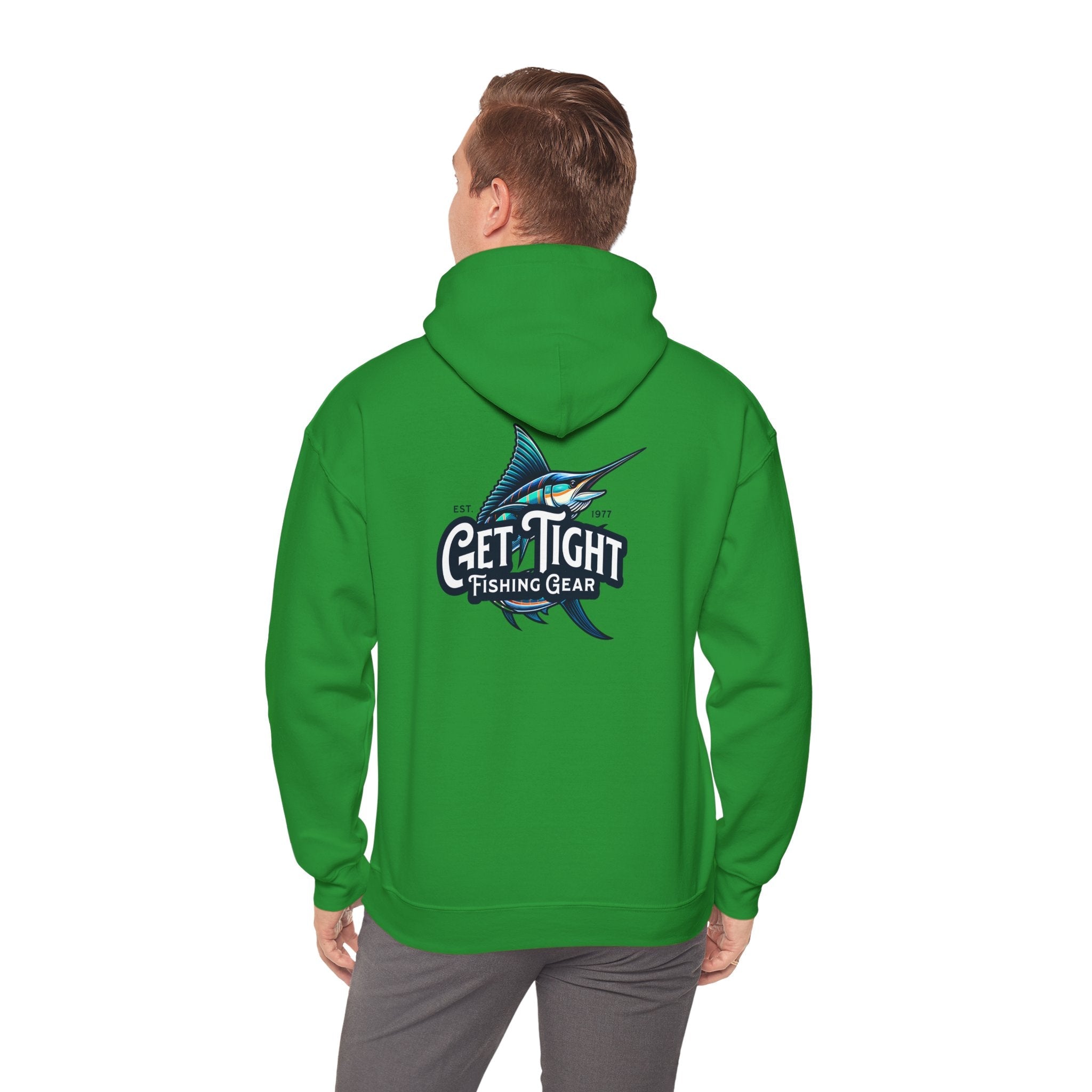 Get Tight Fishing Gear Hoodie - Unisex Heavy Blend Sweatshirt with Logo - Get Tight Gear