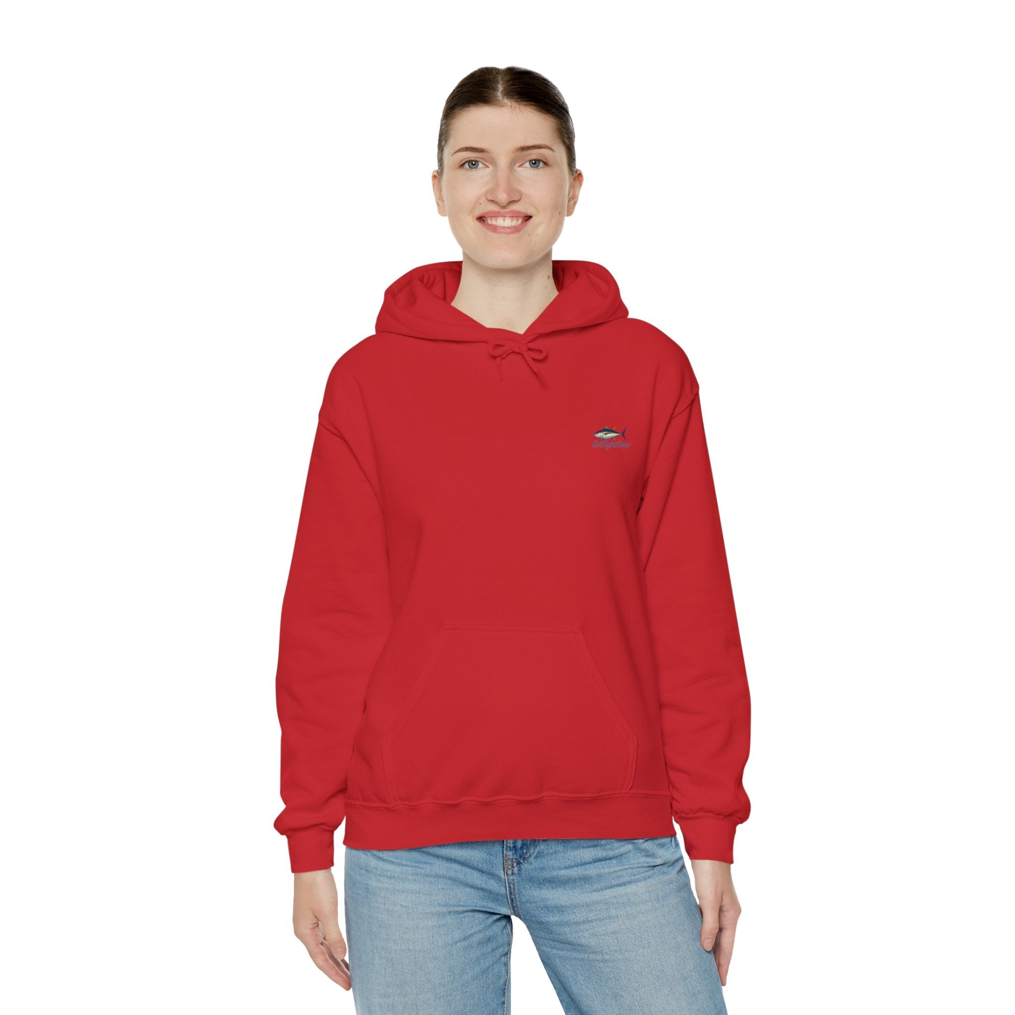 Get Tight Fishing Gear Hoodie - Unisex Heavy Blend Sweatshirt with Logo - Get Tight Gear