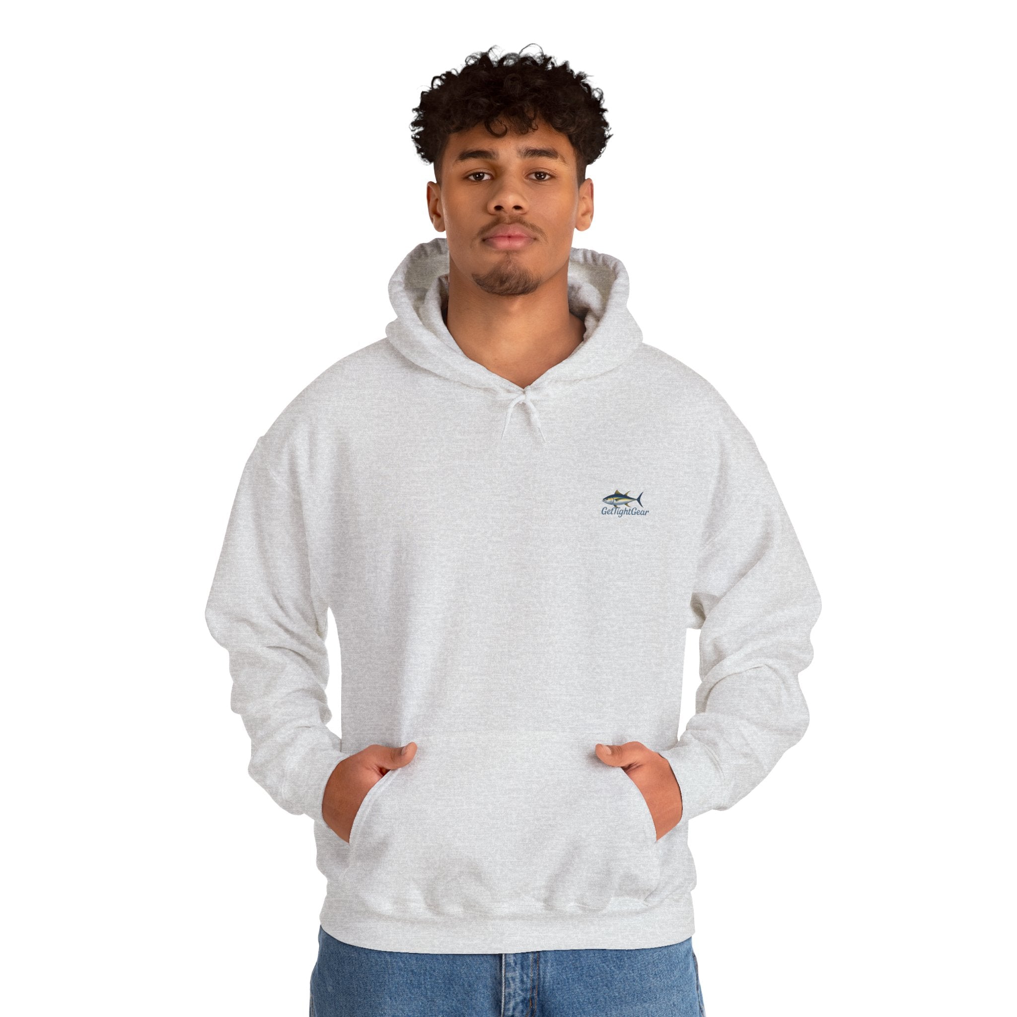 Get Tight Fishing Gear Hoodie - Unisex Heavy Blend Sweatshirt with Logo - Get Tight Gear