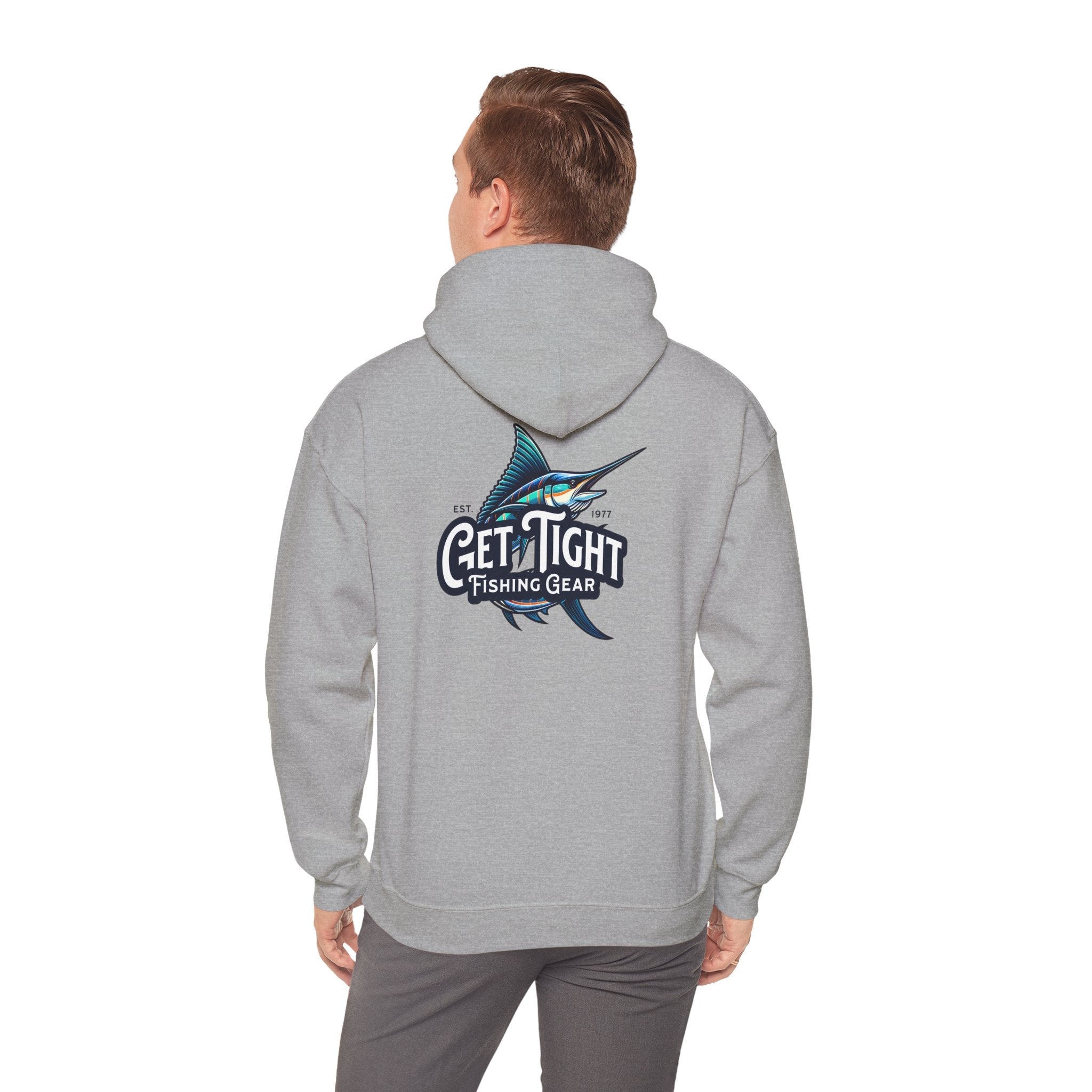 Get Tight Fishing Gear Hoodie - Unisex Heavy Blend Sweatshirt with Logo - Get Tight Gear