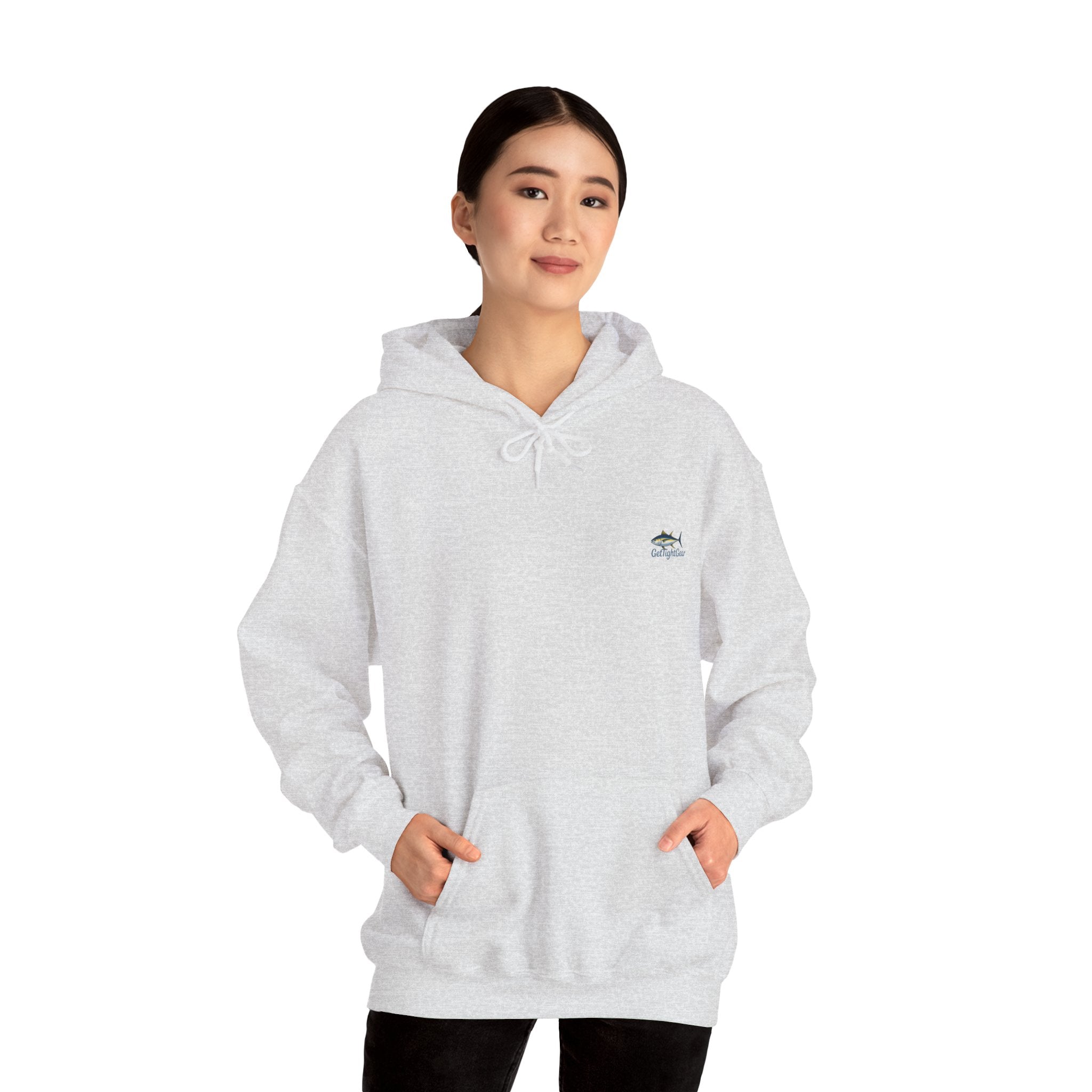Get Tight Fishing Gear Hoodie - Unisex Heavy Blend Sweatshirt with Logo - Get Tight Gear