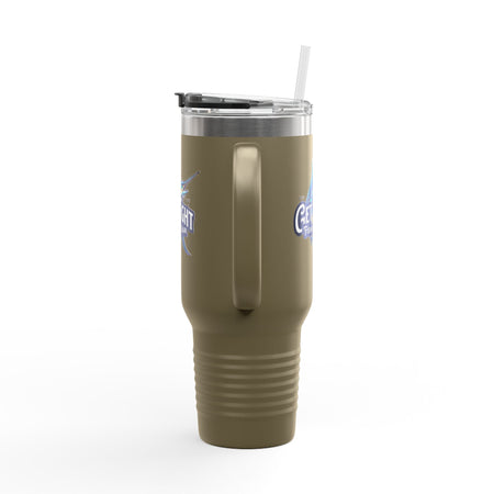 Get Tight Fishing Gear Insulated Travel Mug - 40oz with Straw - Get Tight Gear