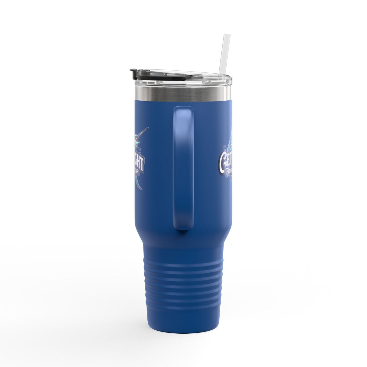 Get Tight Fishing Gear Insulated Travel Mug - 40oz with Straw - Get Tight Gear