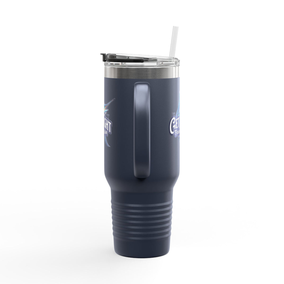 Get Tight Fishing Gear Insulated Travel Mug - 40oz with Straw - Get Tight Gear